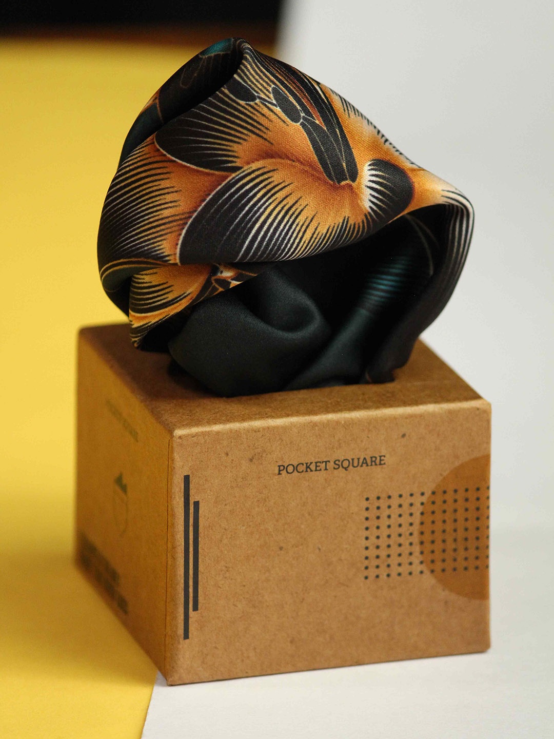

Tossido Printed Pocket Squares, Black