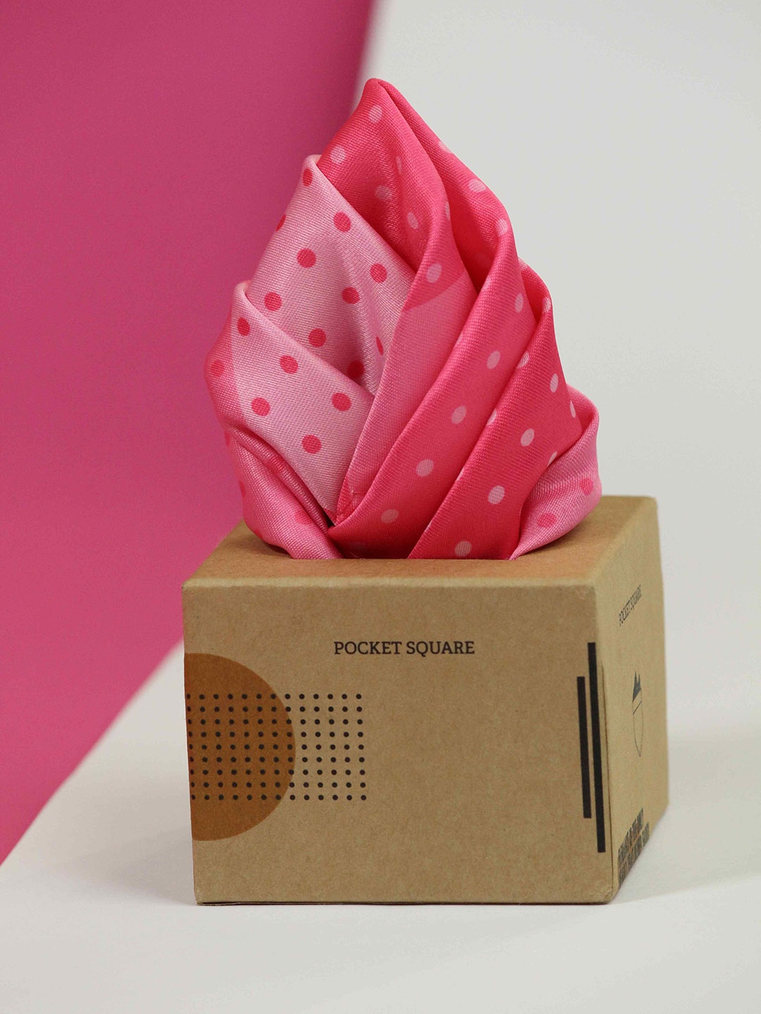 

Tossido Printed Pocket Squares, Pink