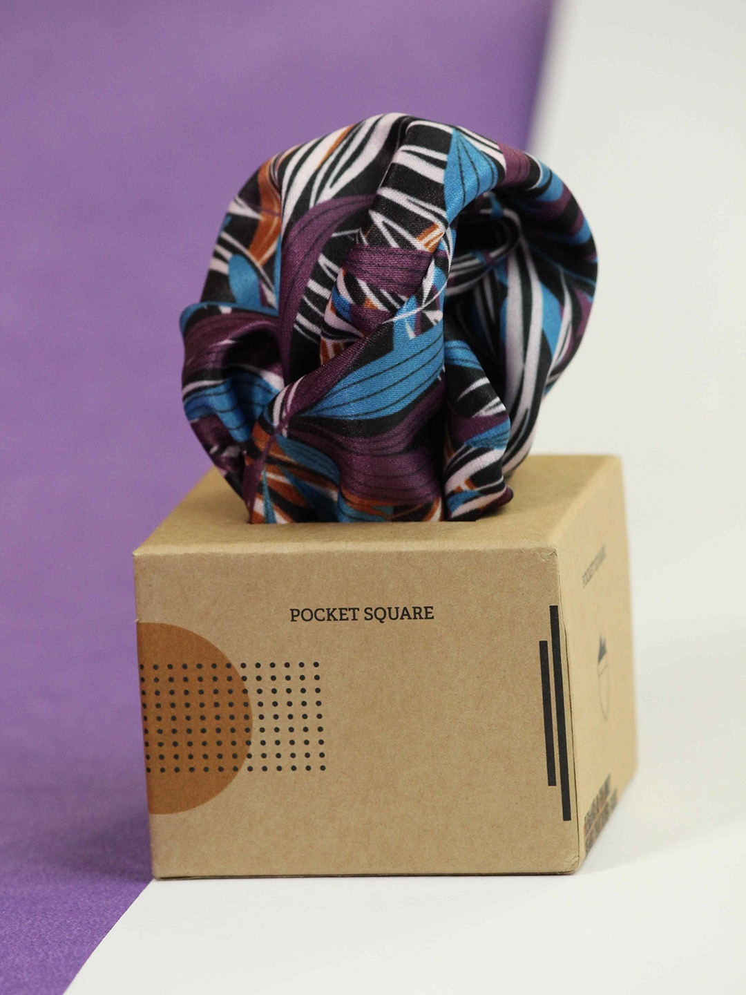 

Tossido Printed Pocket Squares, Purple