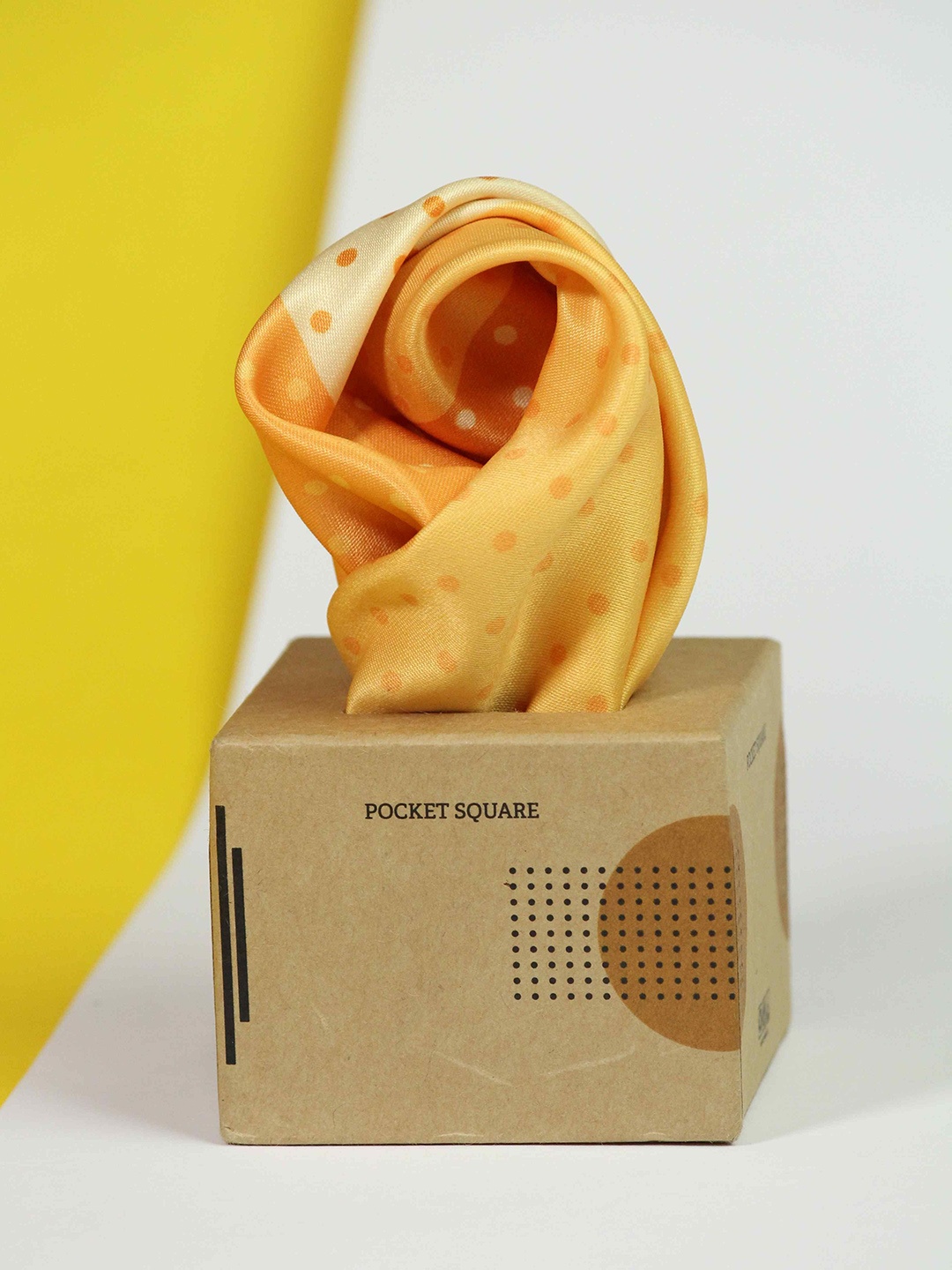 

Tossido Printed Pocket Squares, Mustard