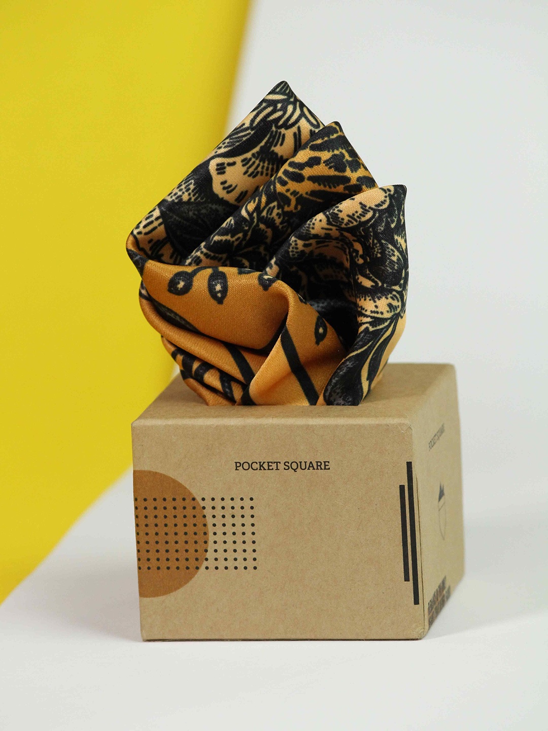 

Tossido Printed Pocket Squares, Gold