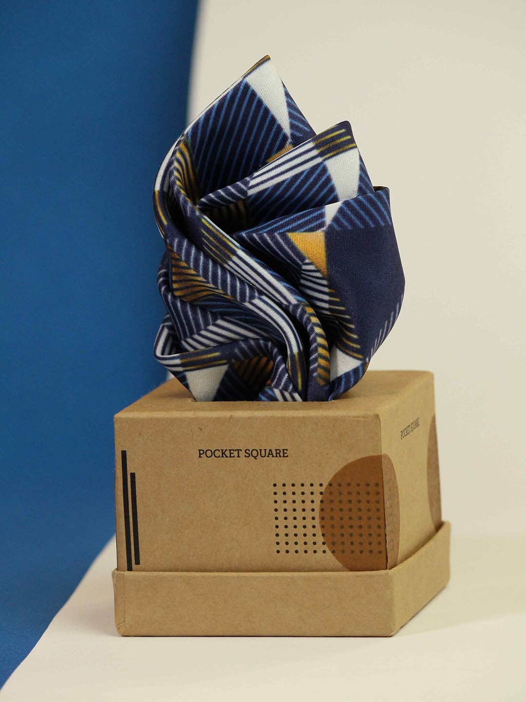 

Tossido Printed Pocket Squares, Blue