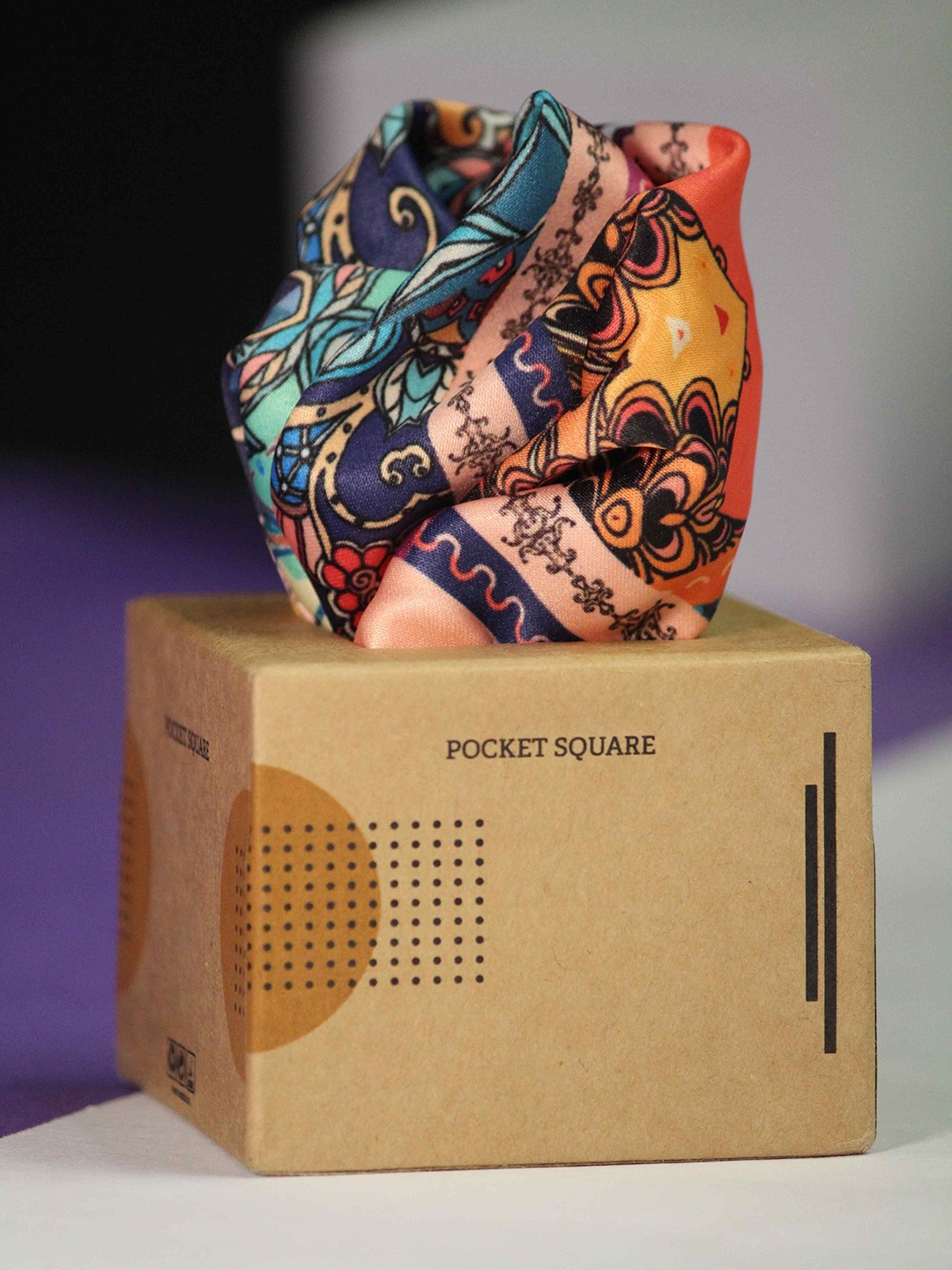 

Tossido Printed Pocket Squares, Pink