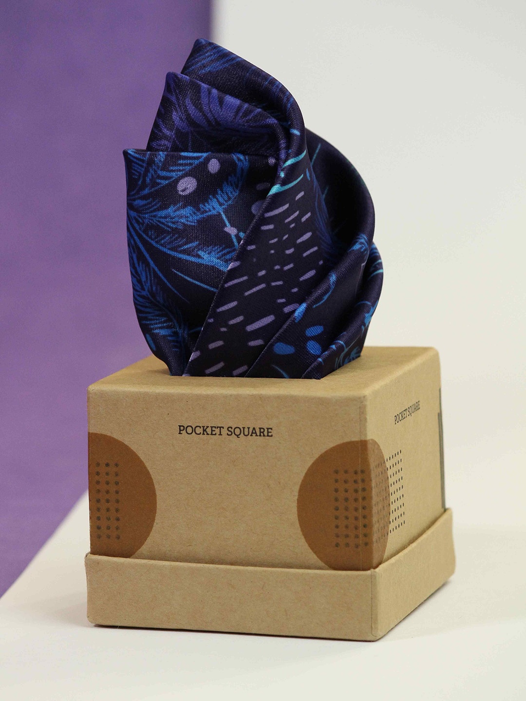 

Tossido Printed Pocket Squares, Purple