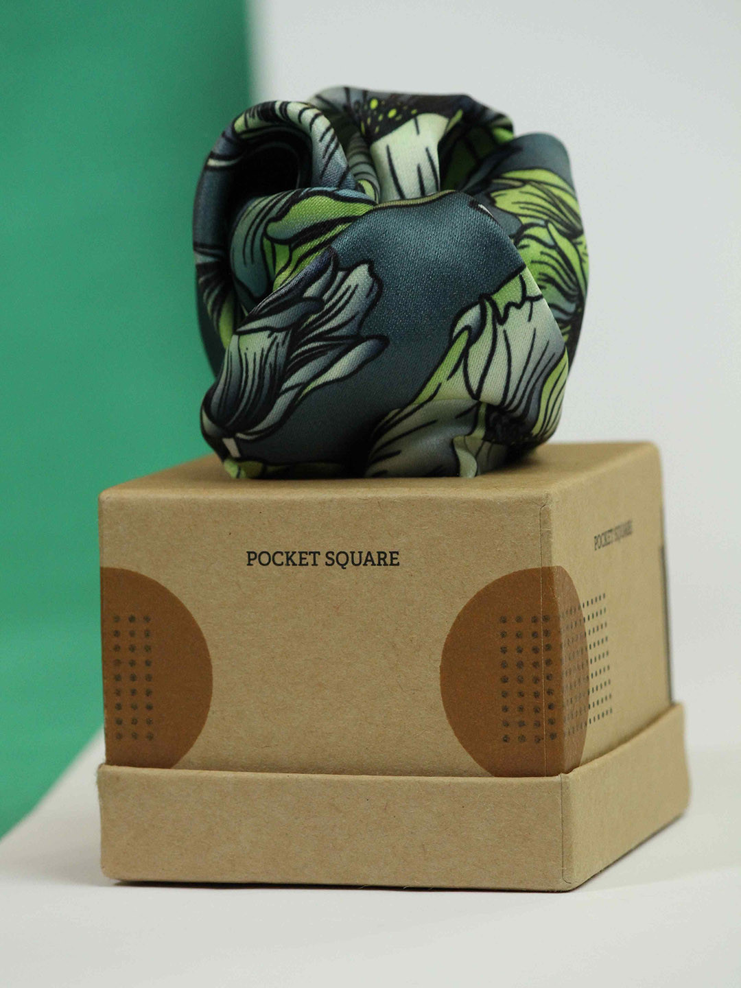 

Tossido Printed Pocket Squares, Green