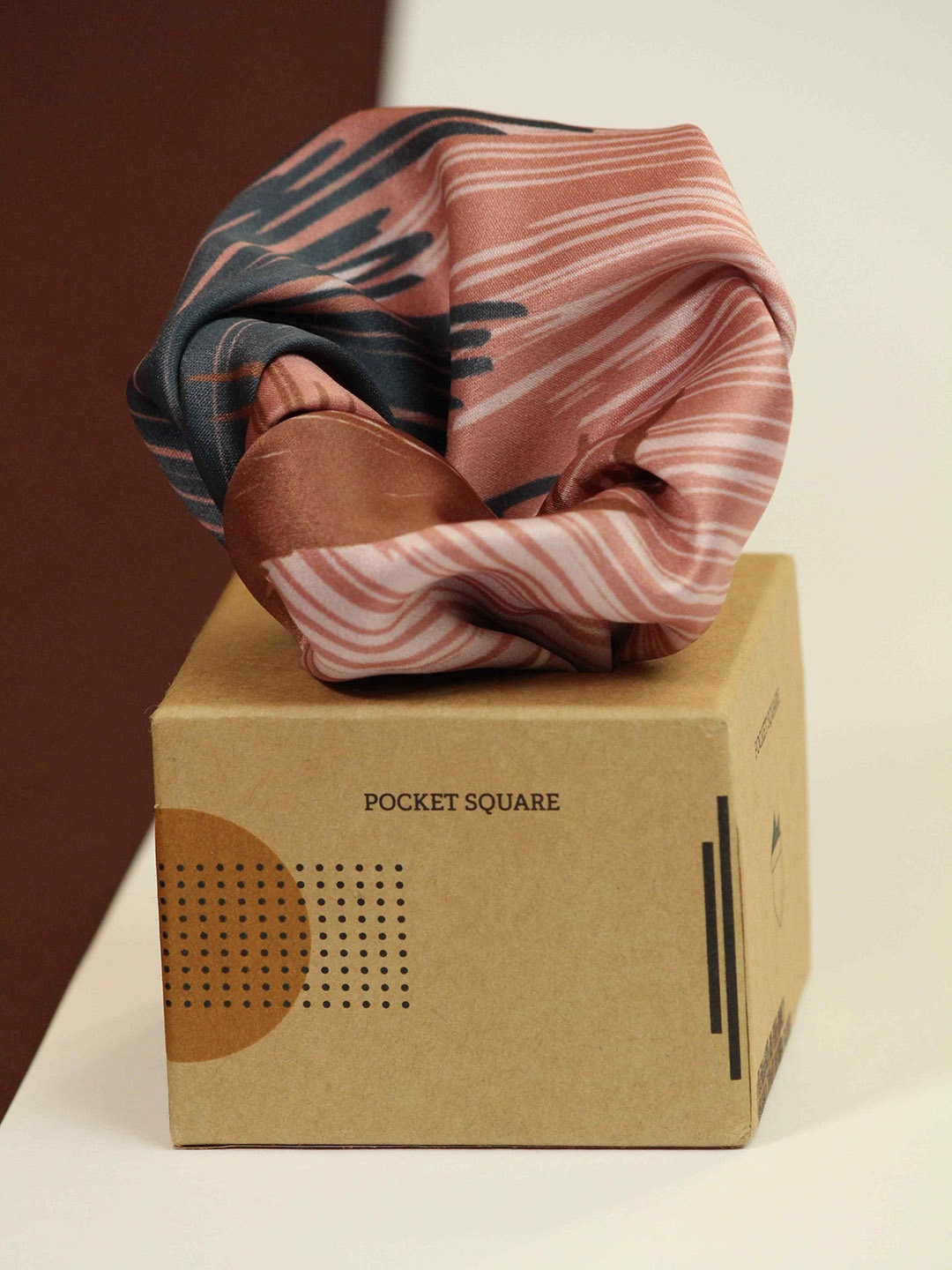 

Tossido Printed Pocket Squares, Brown