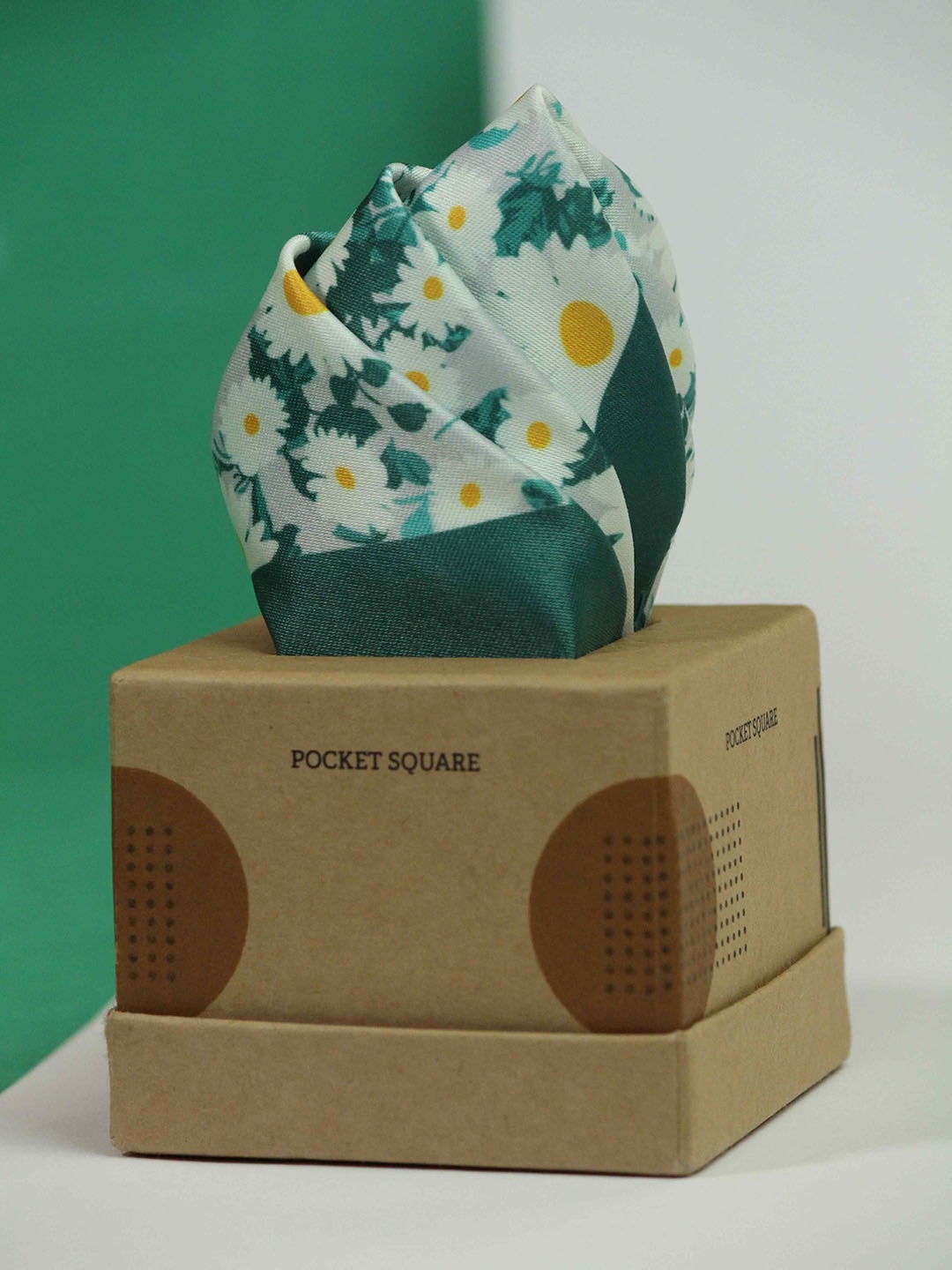 

Tossido Printed Pocket Squares, Off white