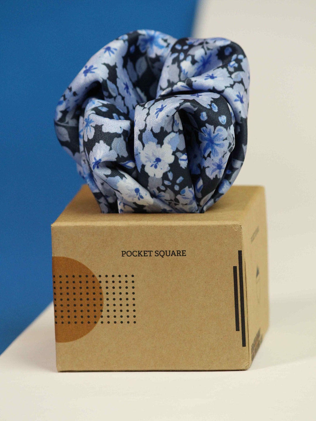 

Tossido Printed Pocket Squares, Blue