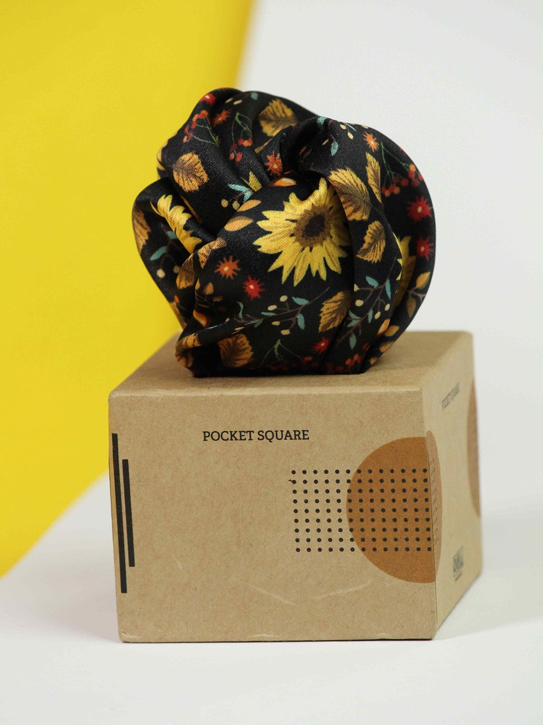 

Tossido Printed Pocket Squares, Yellow