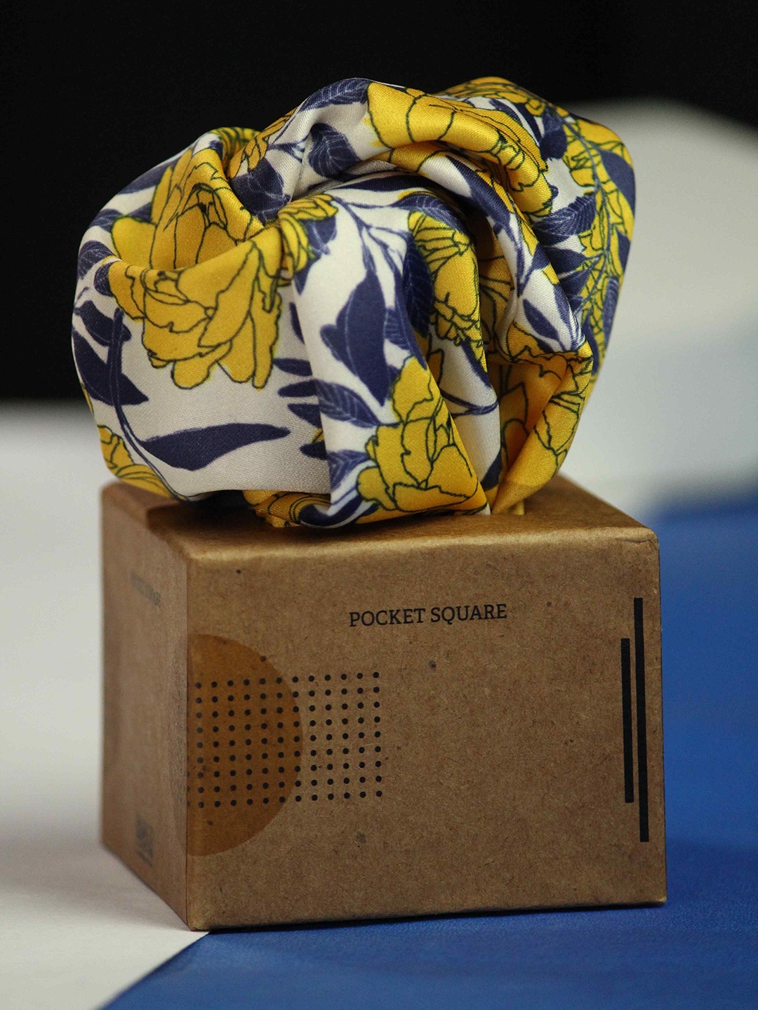 

Tossido Printed Pocket Squares, Yellow