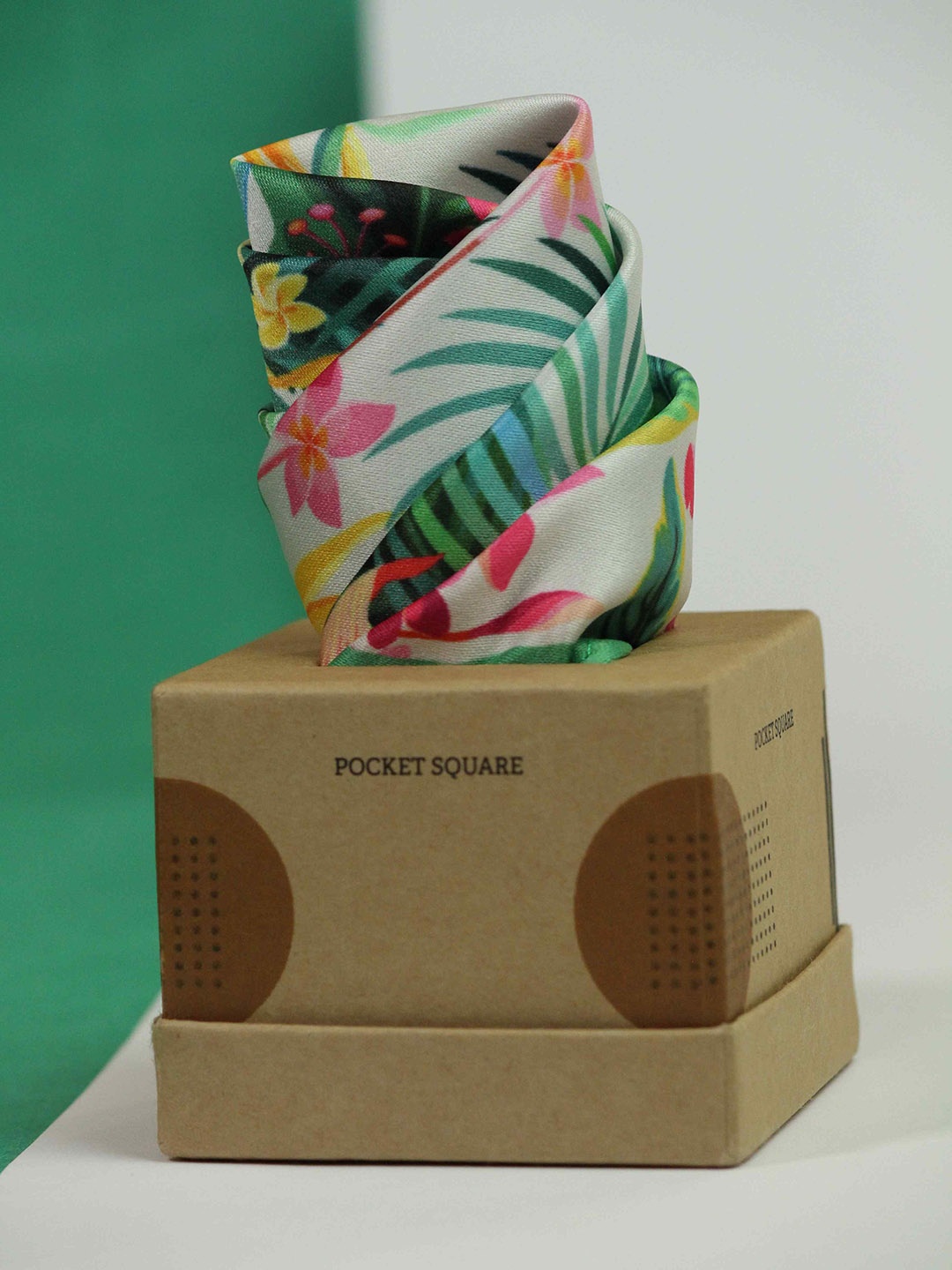 

Tossido Printed Pocket Squares, Green