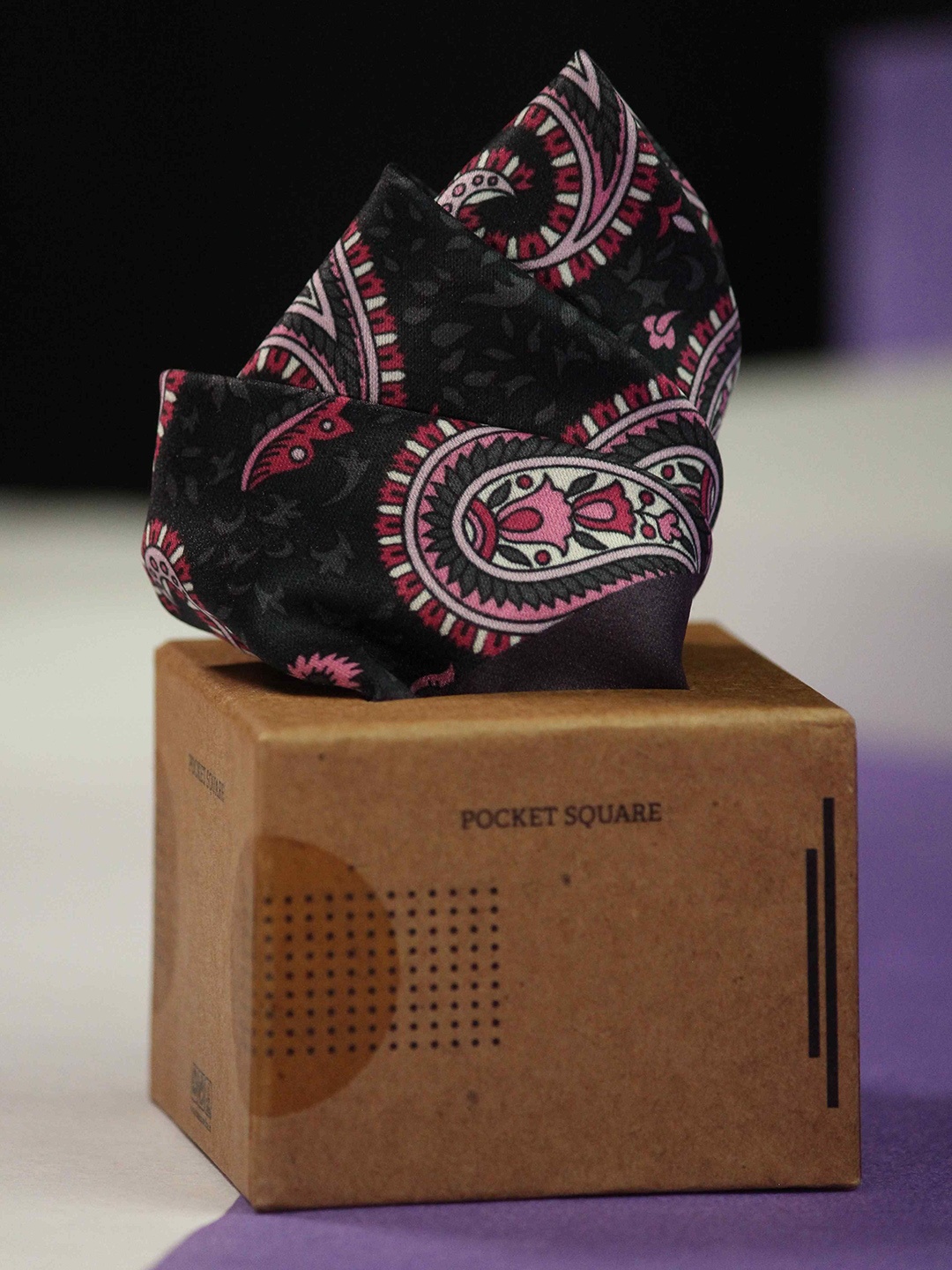 

Tossido Printed Pocket Squares, Pink