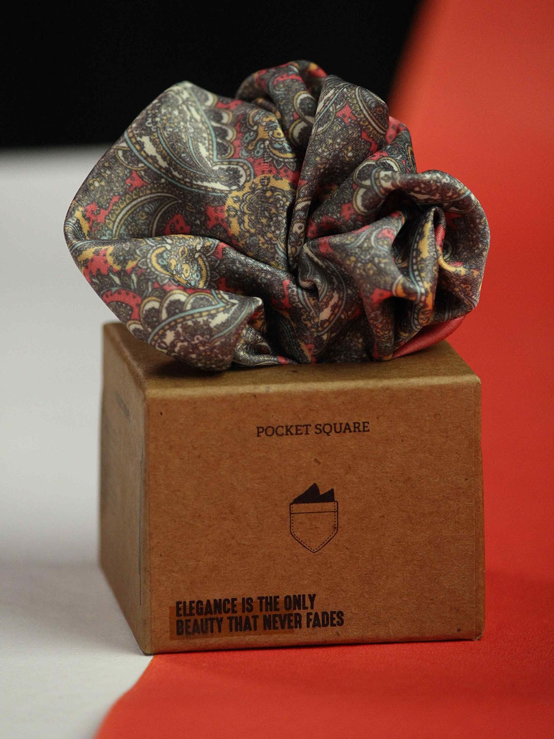 

Tossido Printed Pocket Squares, Grey