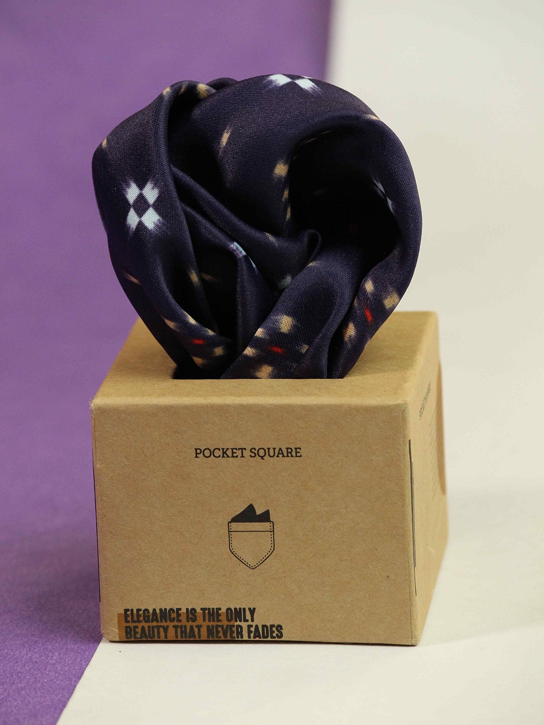 

Tossido Printed Pocket Squares, Purple