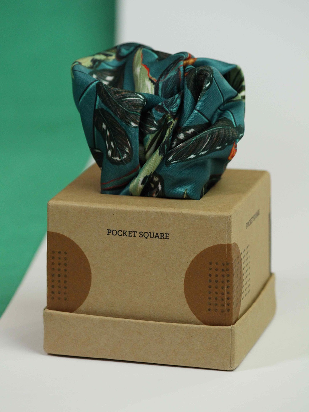 

Tossido Printed Pocket Squares, Green