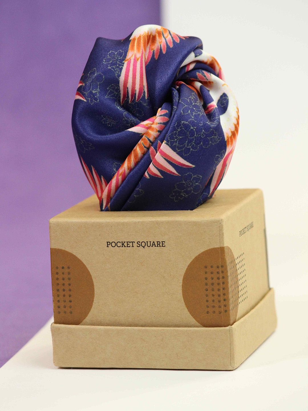 

Tossido Printed Pocket Squares, Purple