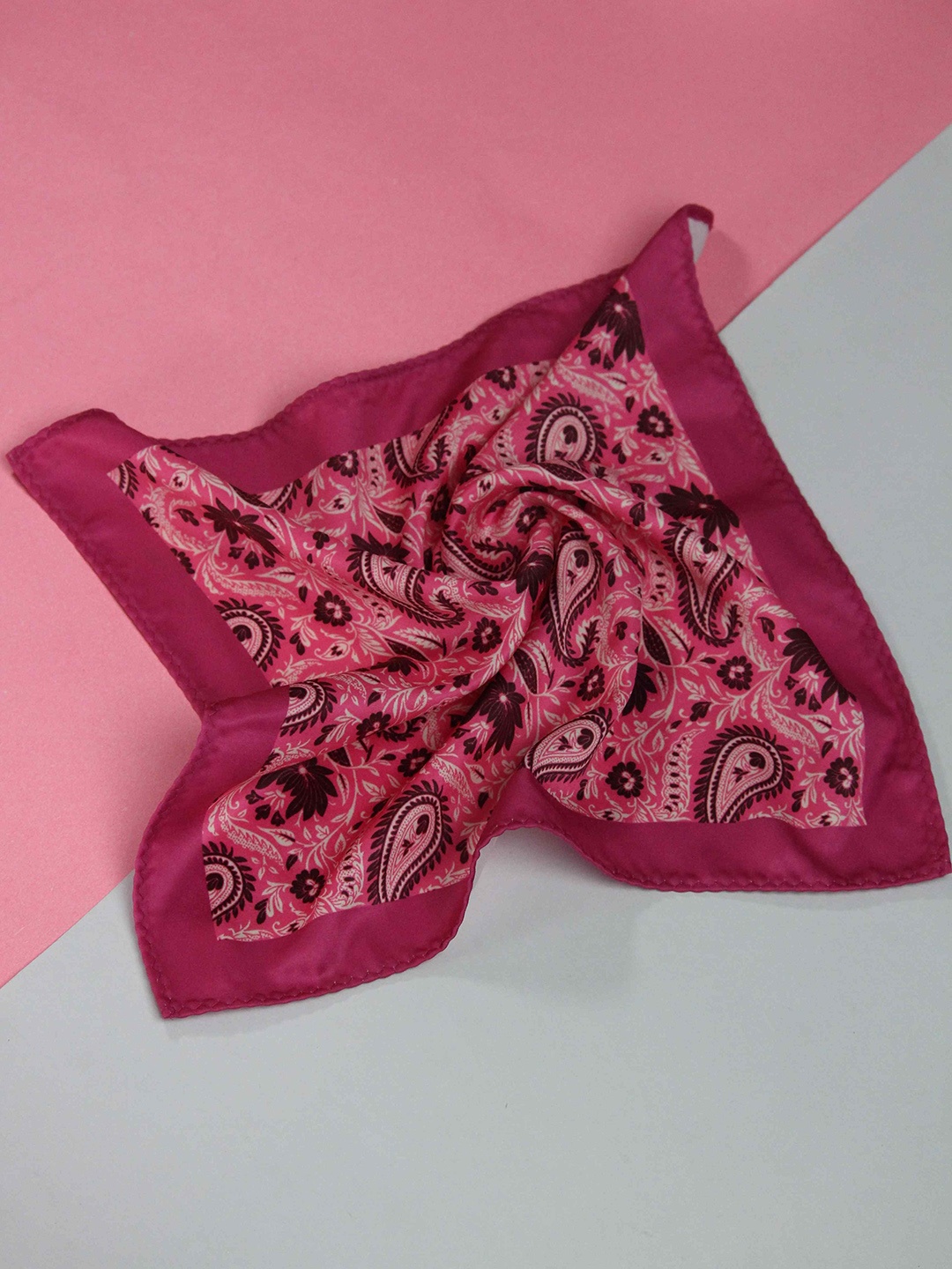 

Tossido Printed Pocket Squares, Pink