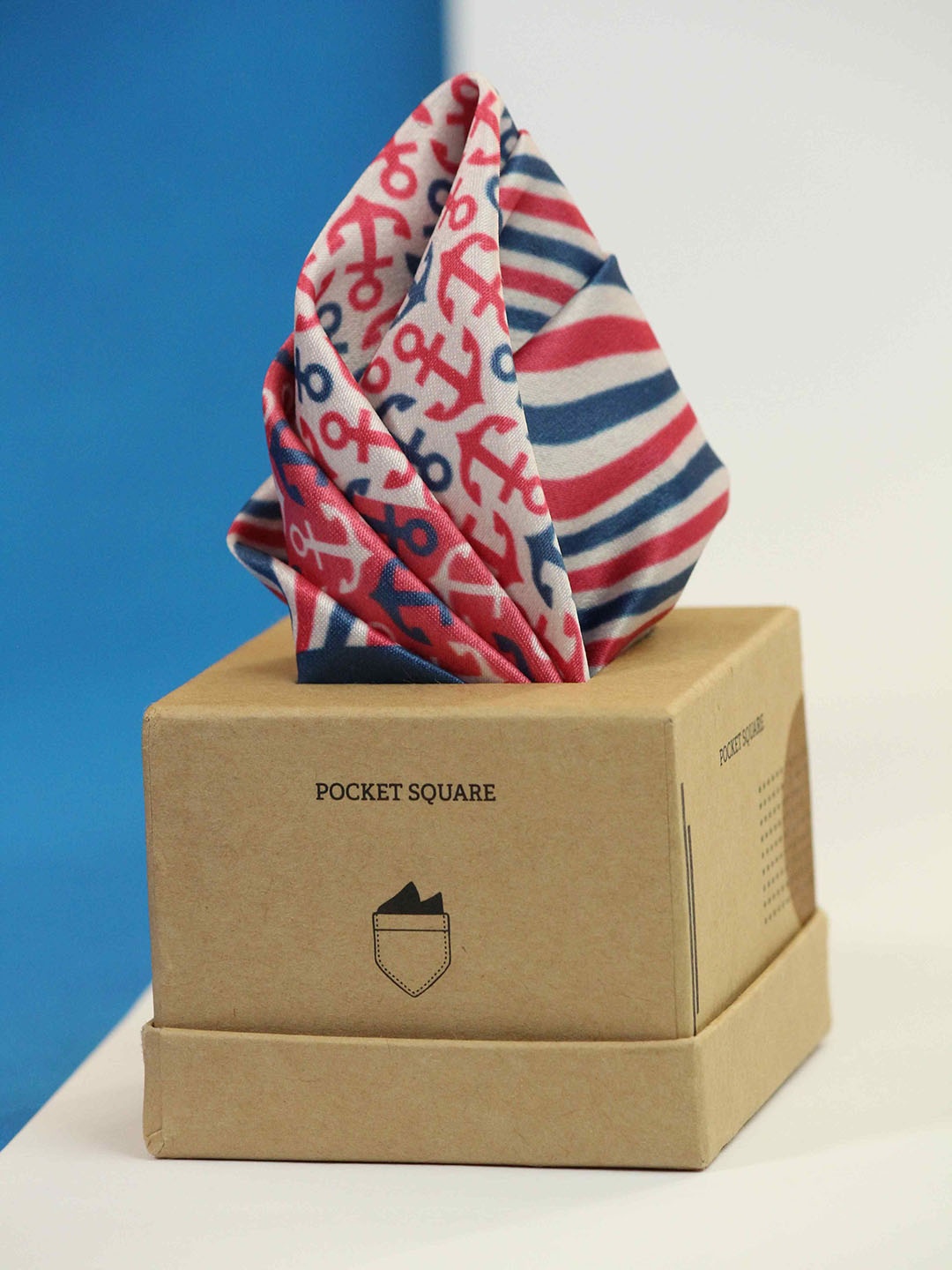 

Tossido Printed Pocket Squares, Blue