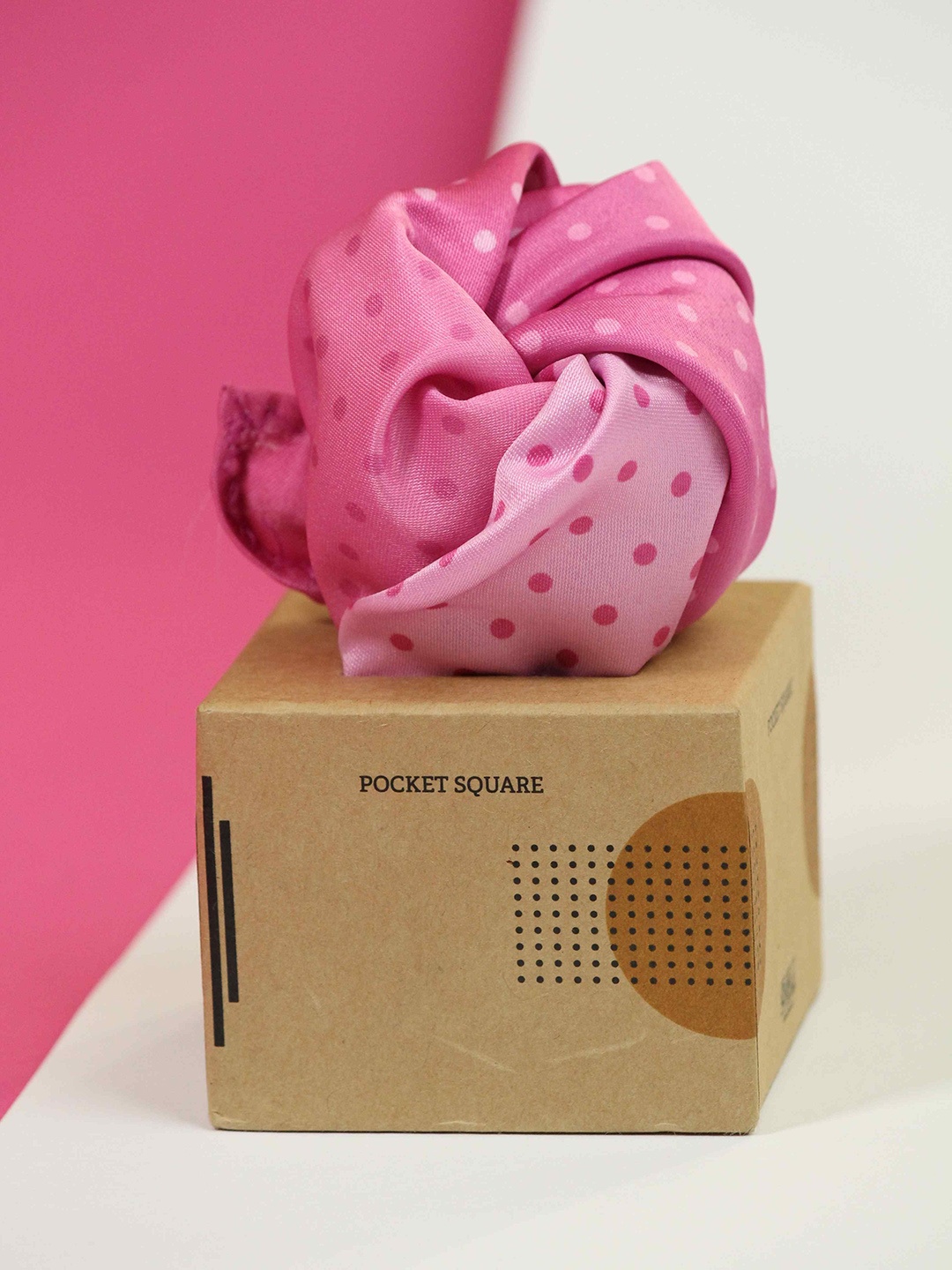 

Tossido Printed Pocket Squares, Pink