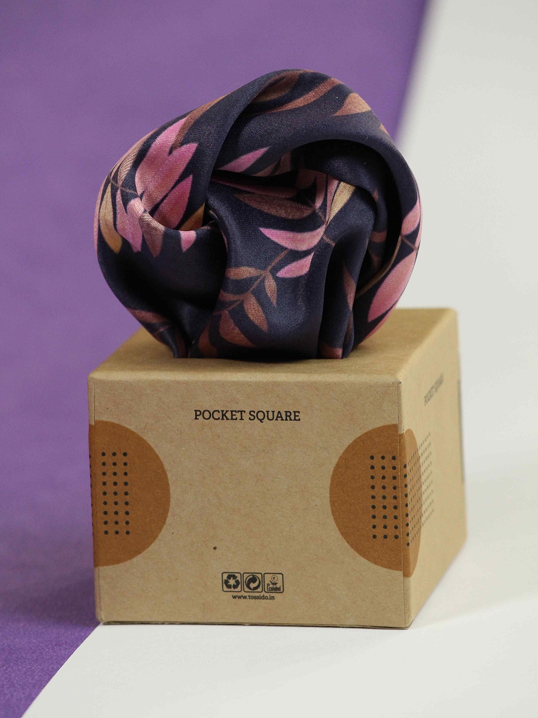 

Tossido Printed Pocket Squares, Purple