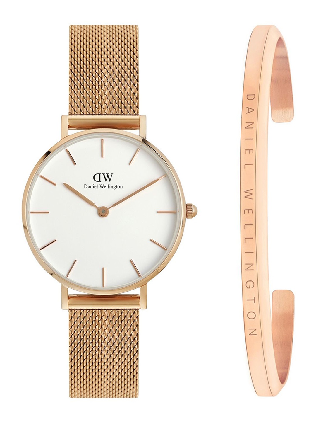 

Daniel Wellington Unisex Dial & Stainless Steel Straps Analogue Watch DW00500019K, White