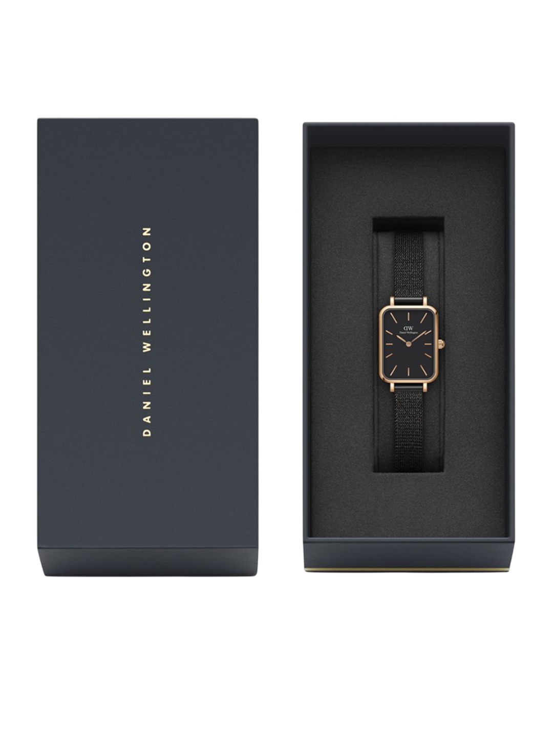

Daniel Wellington Women Dial & Stainless Steel Straps Analogue Watch DW00100433K, Black