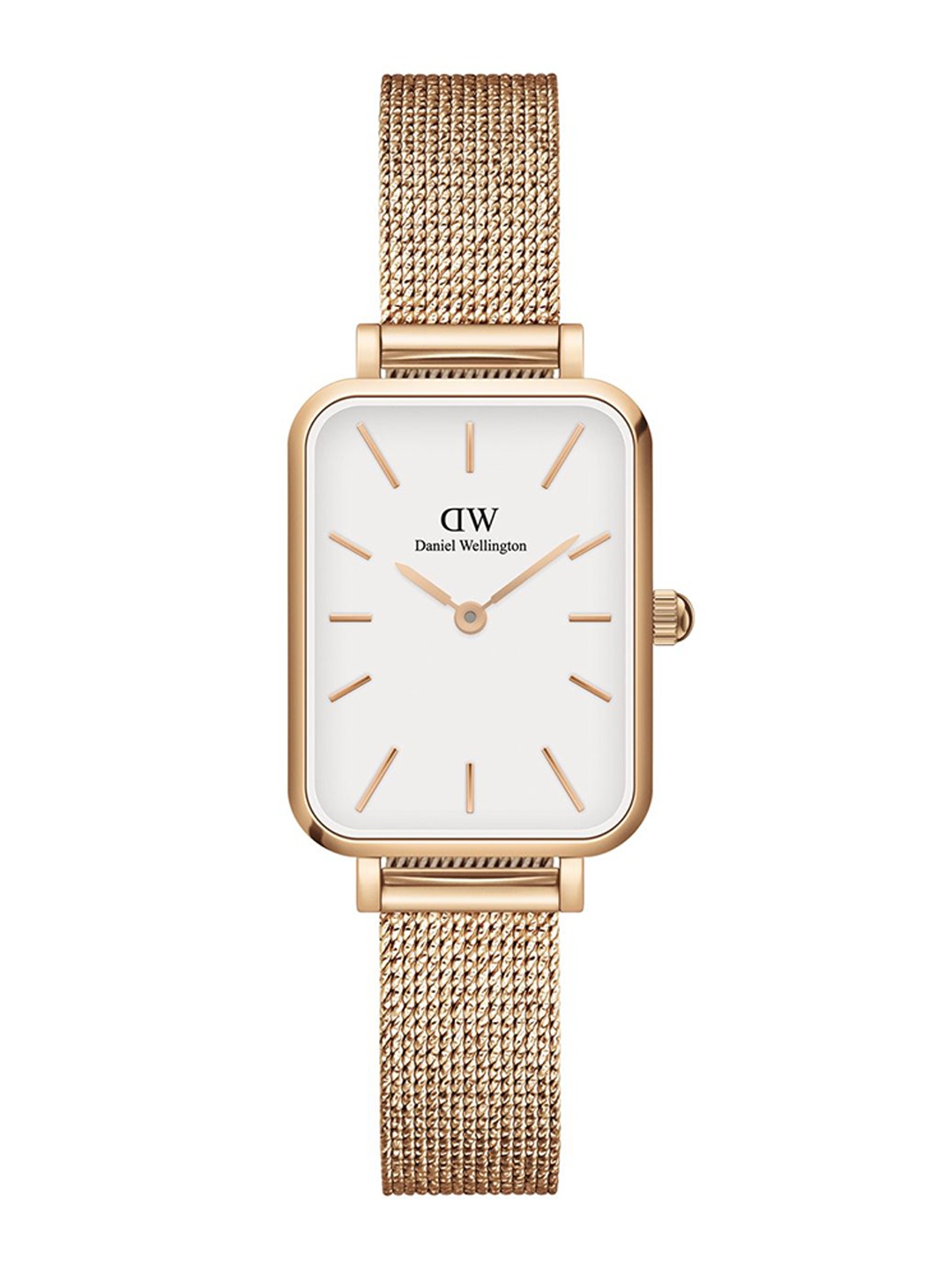 

Daniel Wellington Women Embellished Dial & Stainless Steel Straps Analogue Watch DW00100431K, White