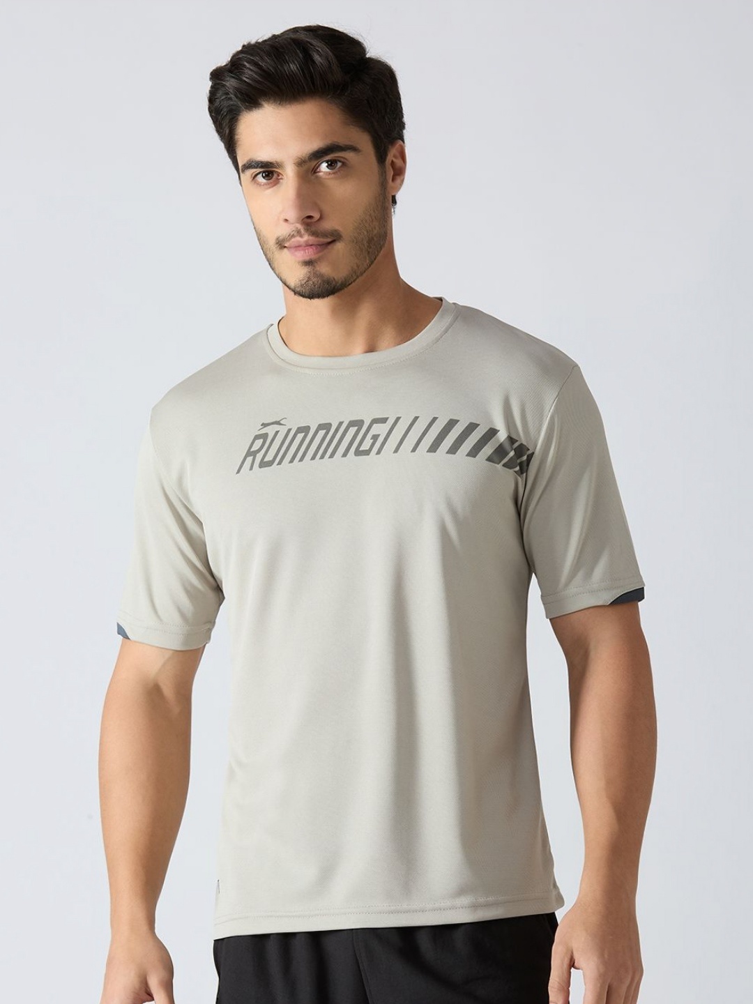 

Black Panther Men Typography Printed Round Neck T-shirt, Grey