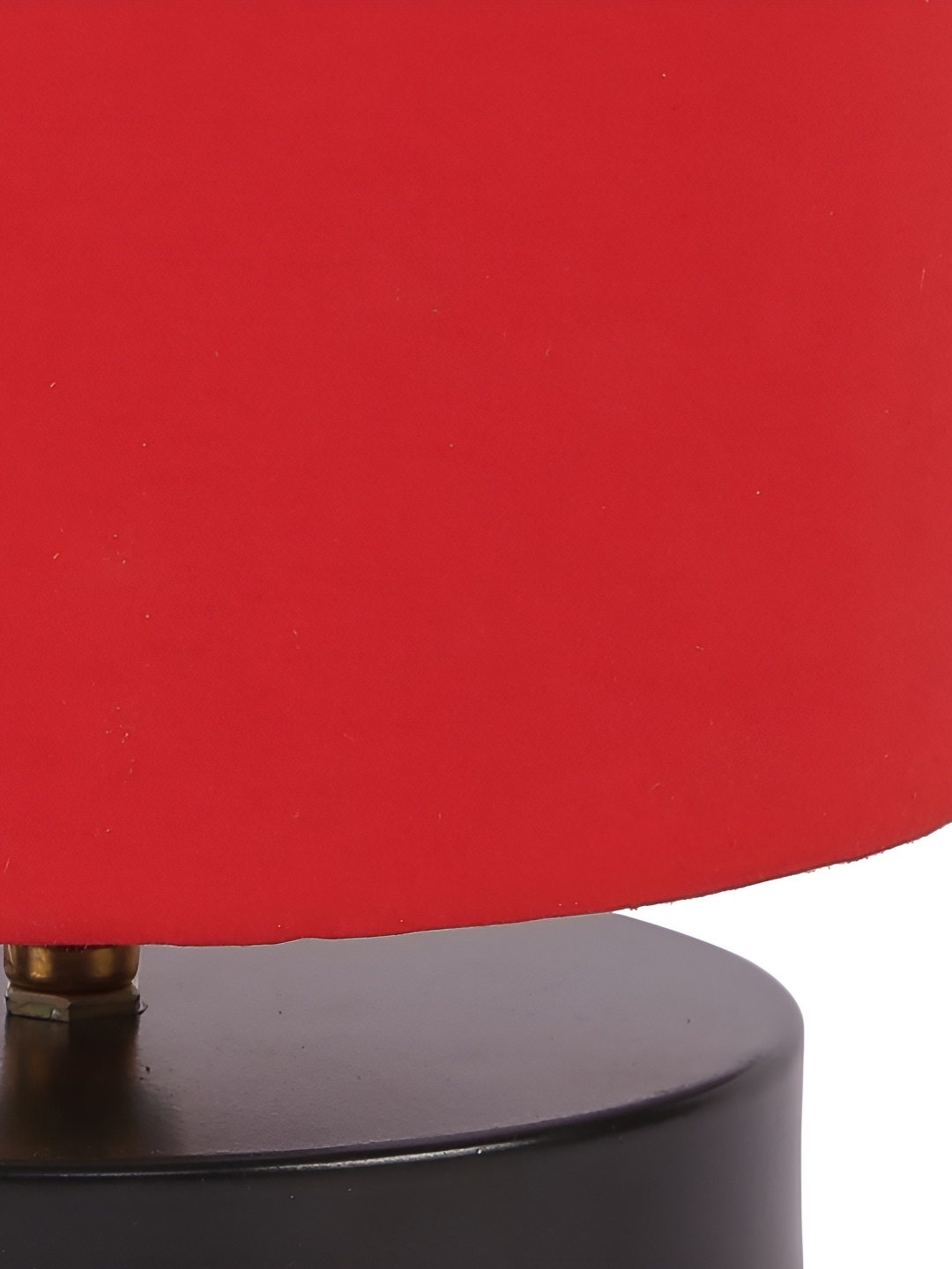 

Aura Red & Black Cylinder Shaped Wooden Table Lamp