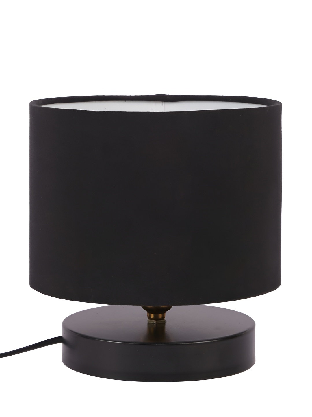 

Aura Black Wood Traditional Cylindrical Shaped Table Lamp