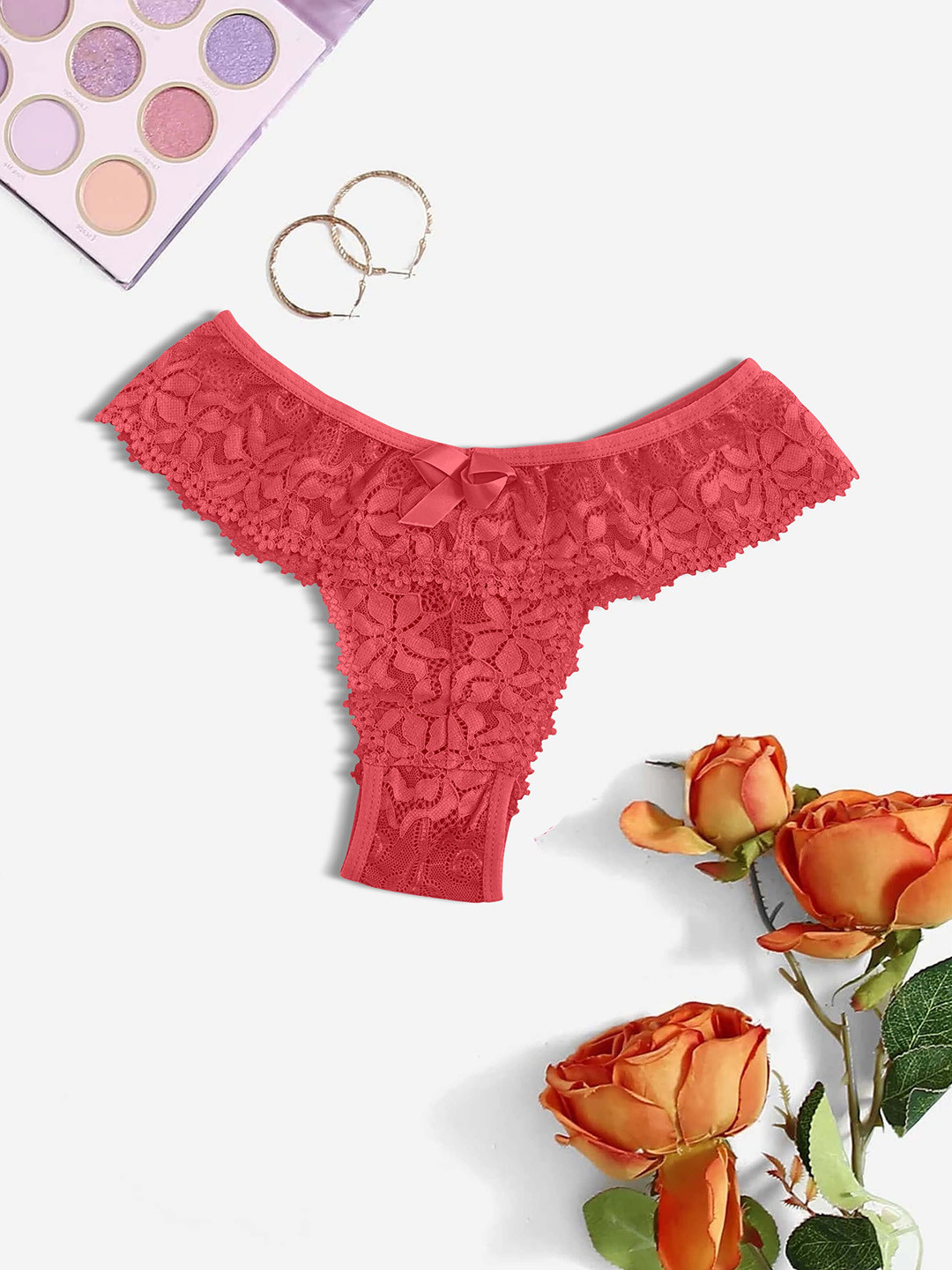 

SHREE GANESH FASHION Women Pack of 3 Self Design Bikini Briefs, Blue