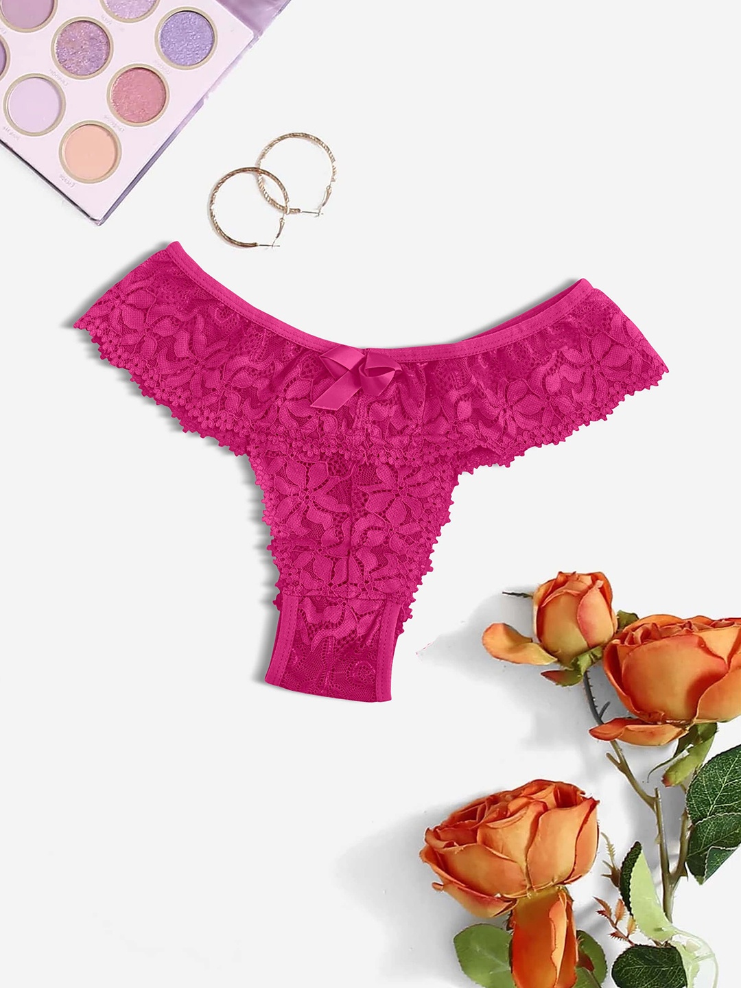 

SHREE GANESH FASHION Women Pack Of 3 Bikini Briefs, Pink