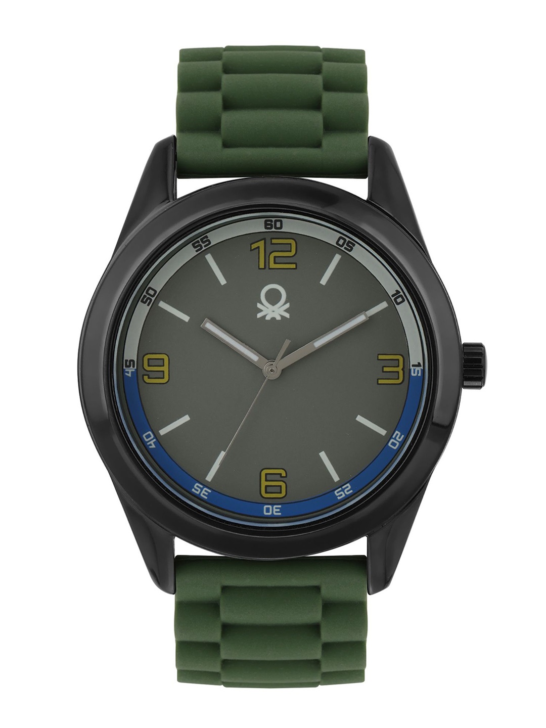 

United Colors of Benetton Men Brass Dial & Straps Analogue Watch UWUCG0206, Lime green