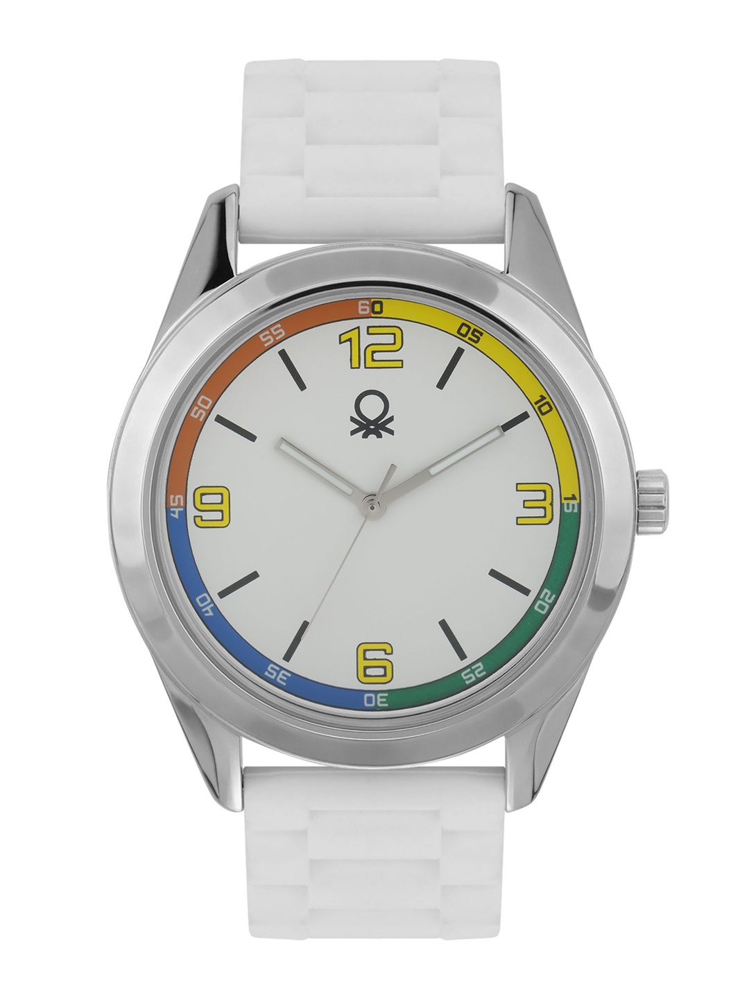 

United Colors of Benetton Men Analogue Chronograph Watch UWUCG0205, White