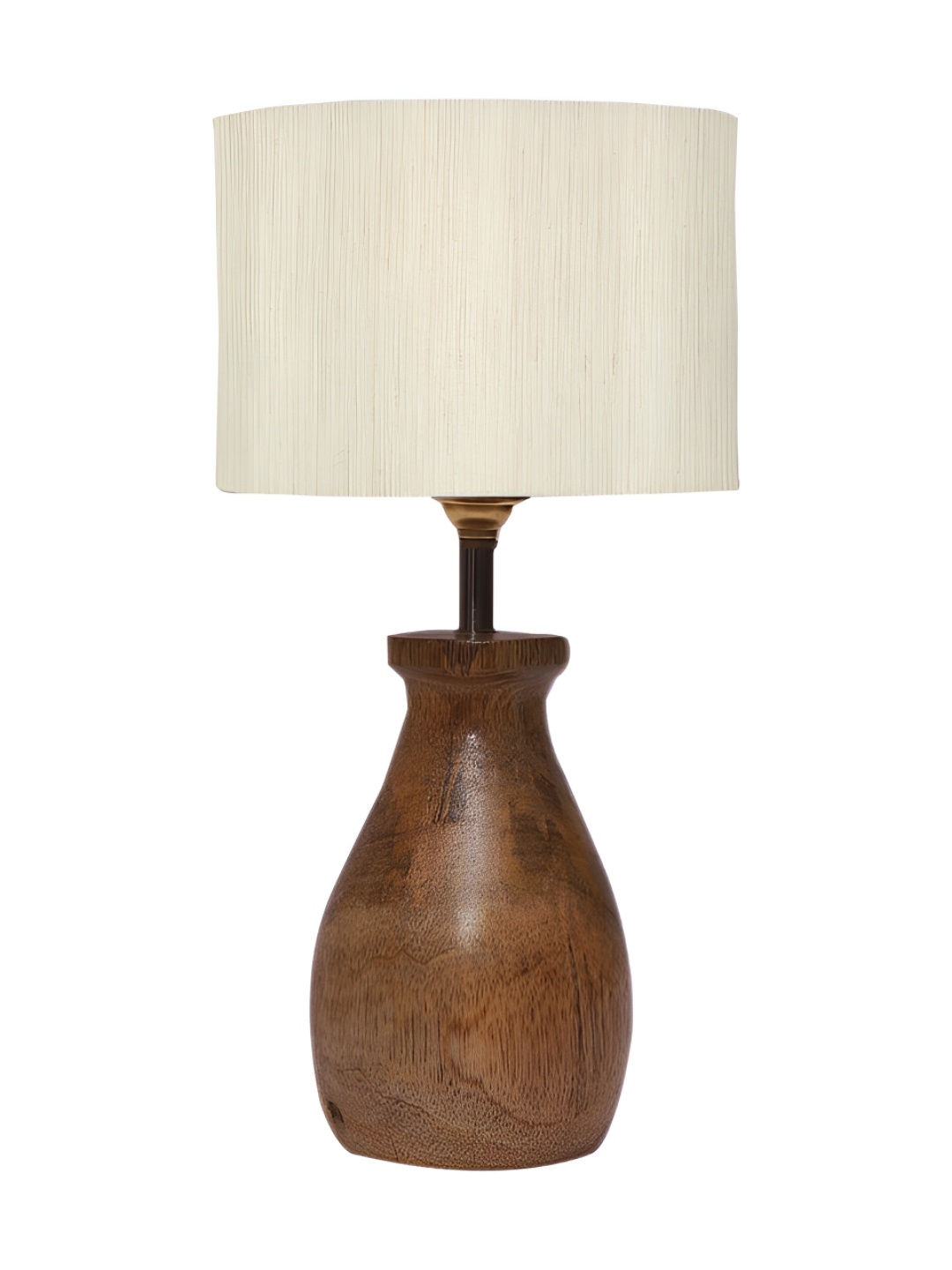 

Aura Off White Wood Traditional Abstract Shaped Table Lamp