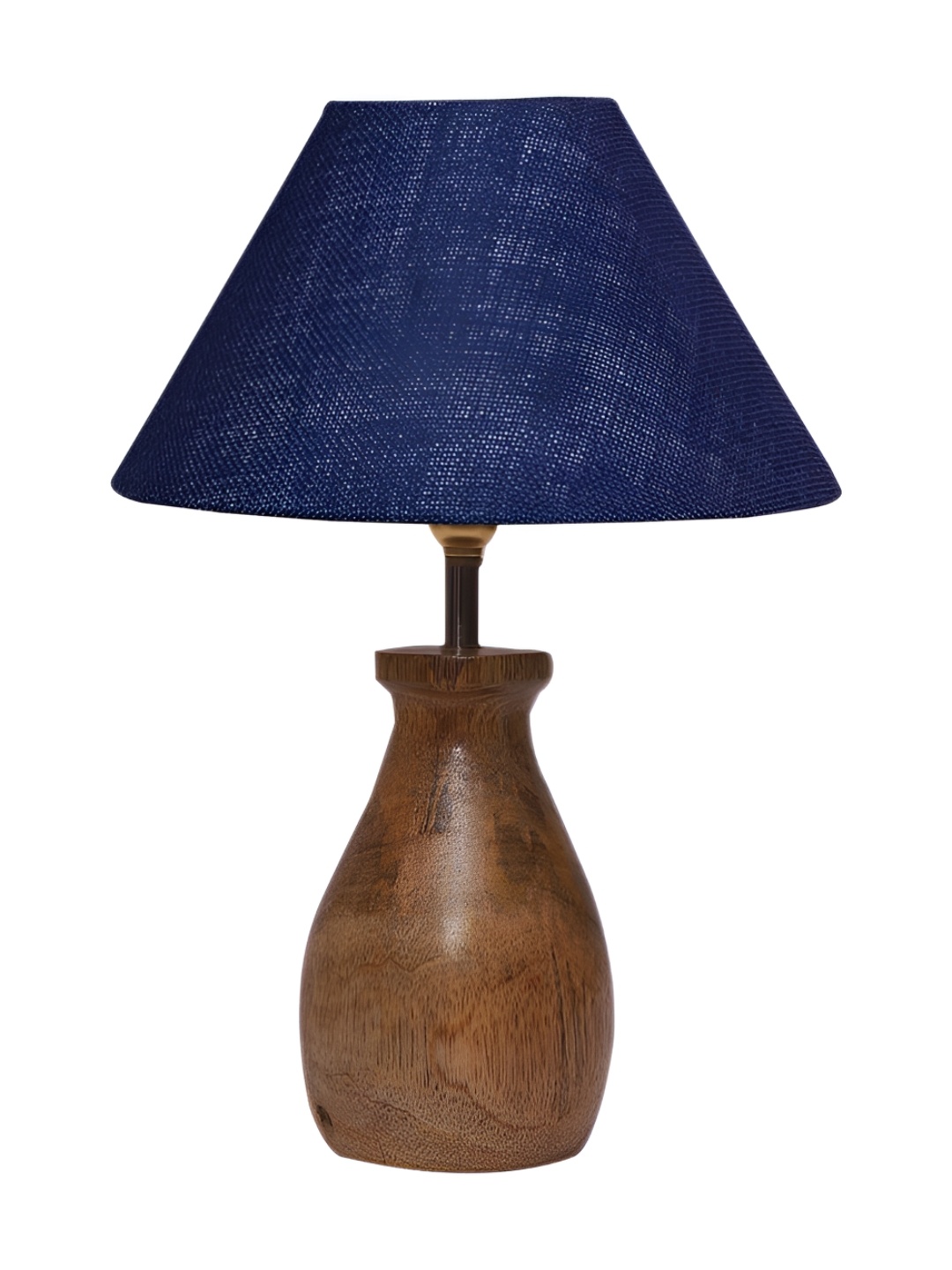 

Aura Blue Wood Traditional Abstract Shaped Table Lamp