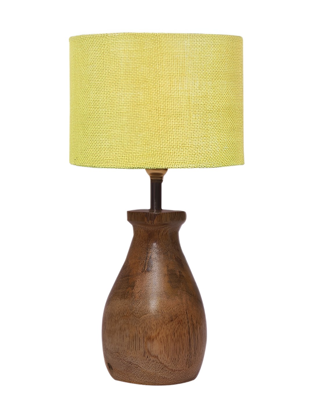 

Aura Yellow Wood Traditional Abstract Shaped Table Lamp
