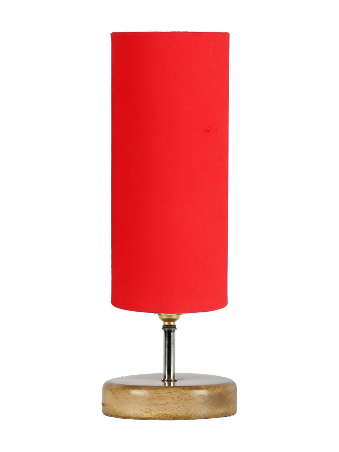 

Aura Red Wooden Cylindrical Shaped Table Lamp