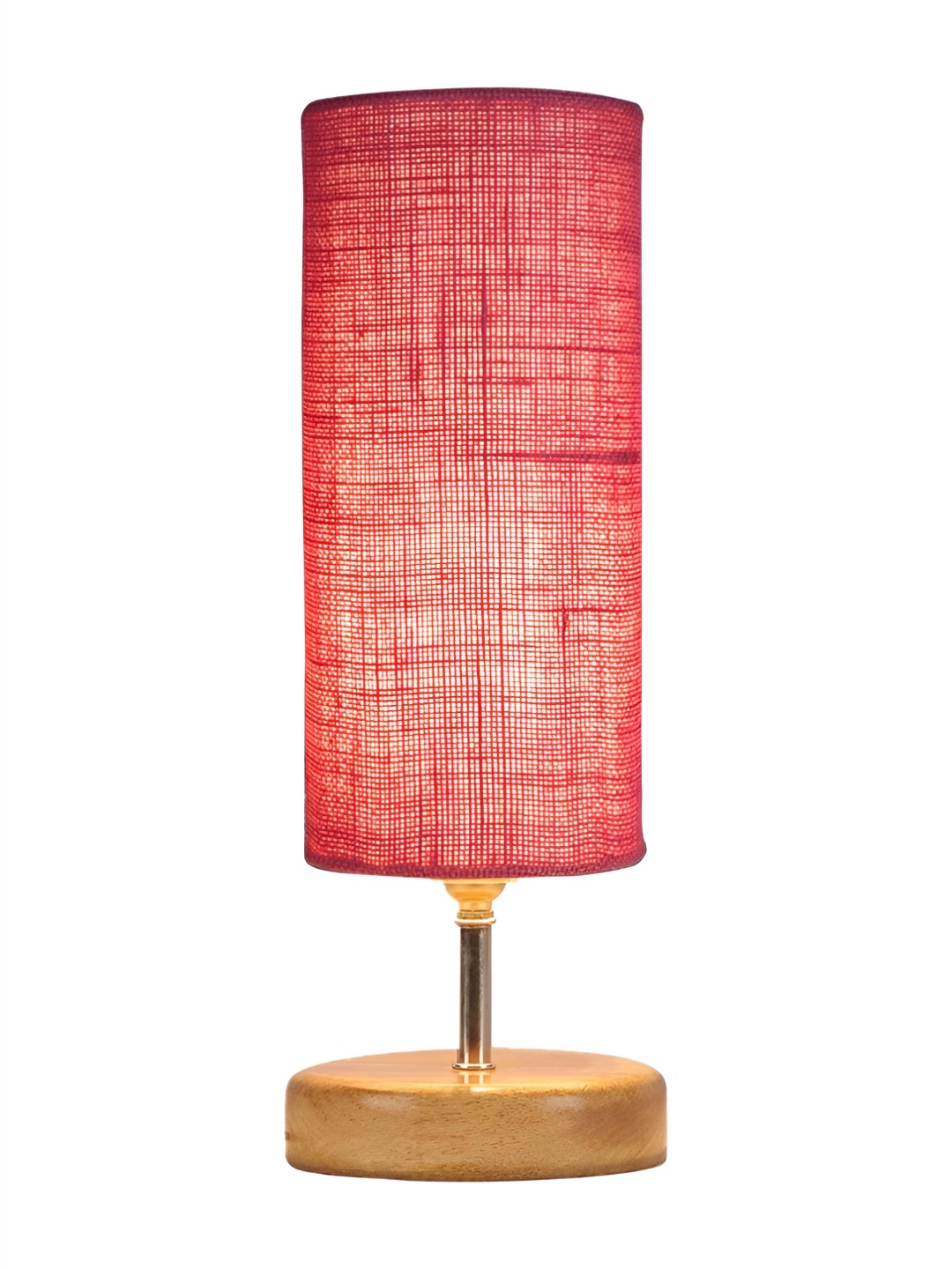 

Aura Pink Wood Traditional Abstract Shaped Table Lamp