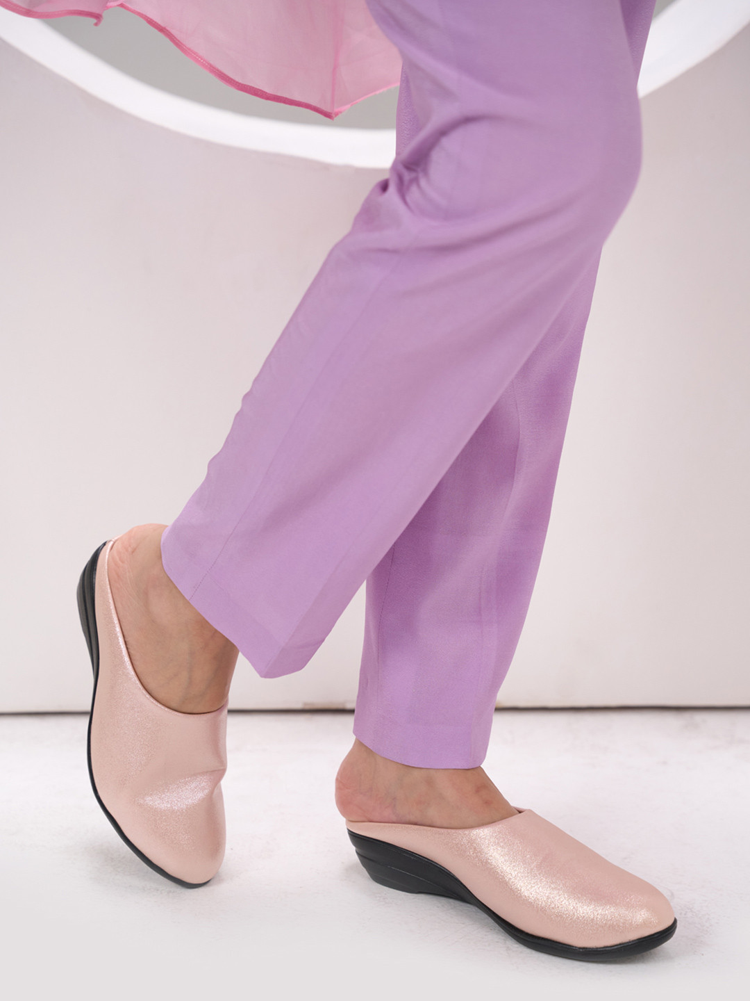 

FAUSTO Women PU Slip-On Sneakers, Pink