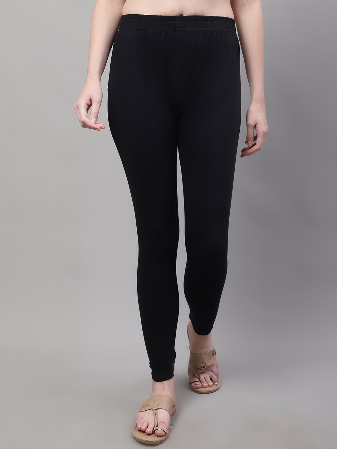 

Valles365 by S.C. Women Ankle-Length Leggings, Black