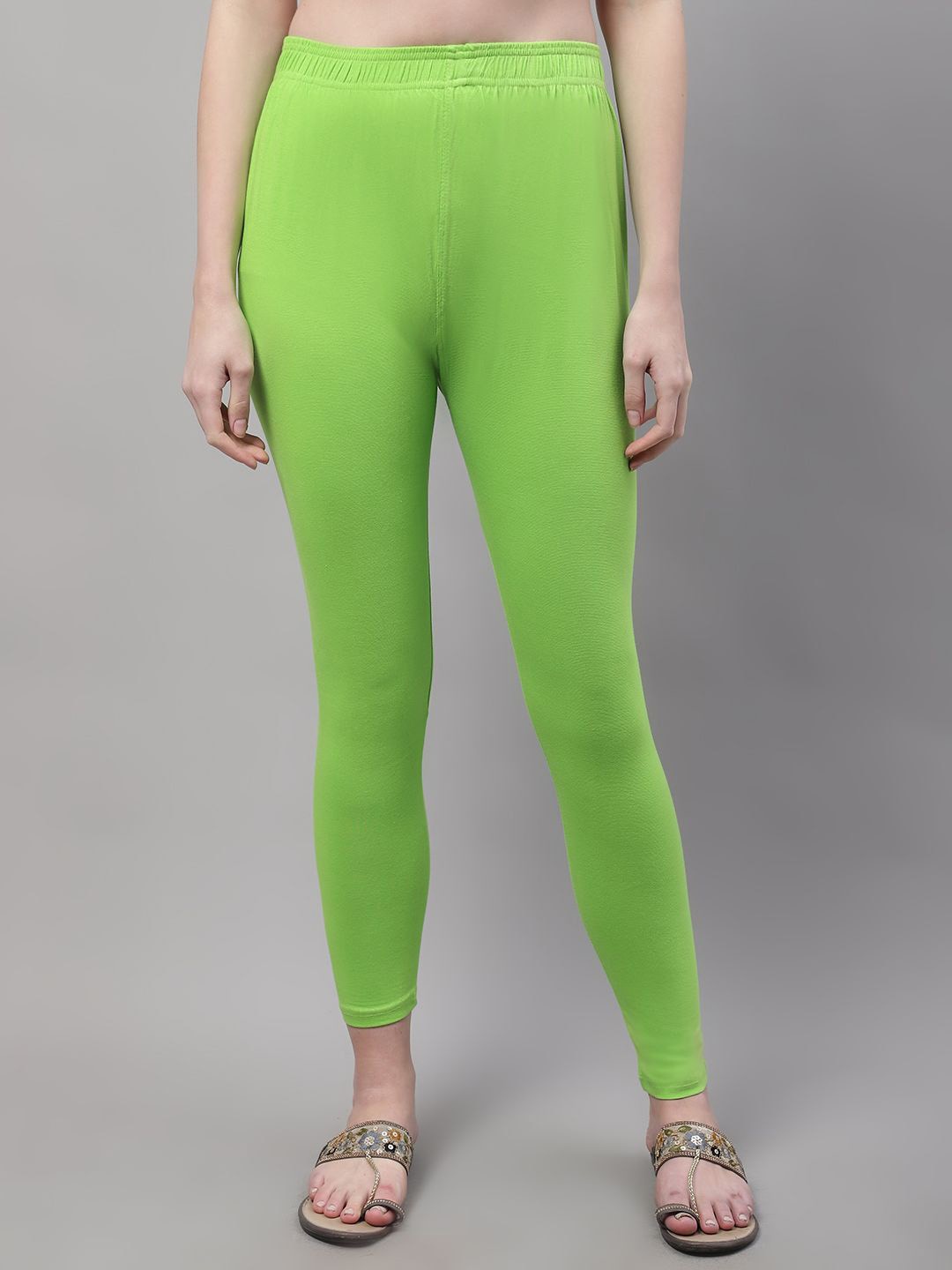 

Valles365 by S.C. Women Ankle-Length Leggings, Green