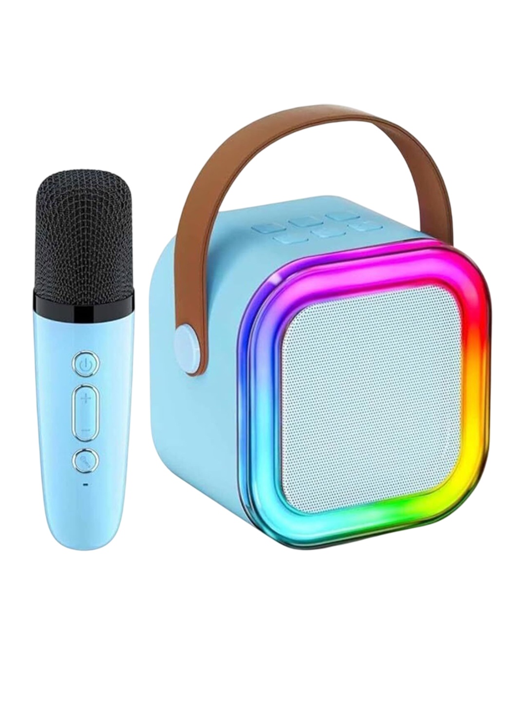

AKTOON TOYS 2000 mAh Speaker With Wireless Microphone, Blue