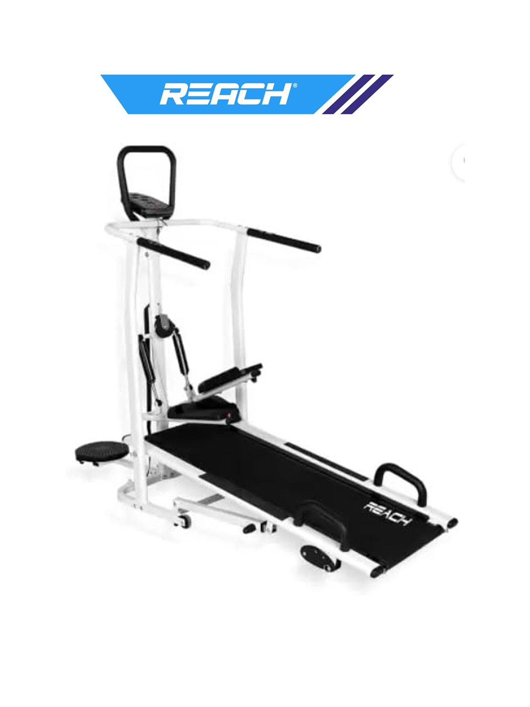 

Reach Multi-Functional 100 4 in1 Manual Treadmill Manual Treadmill, White