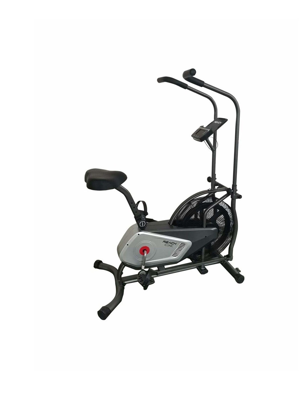 

Reach Iconic Air Bike Exercise Gym Cycle, Black