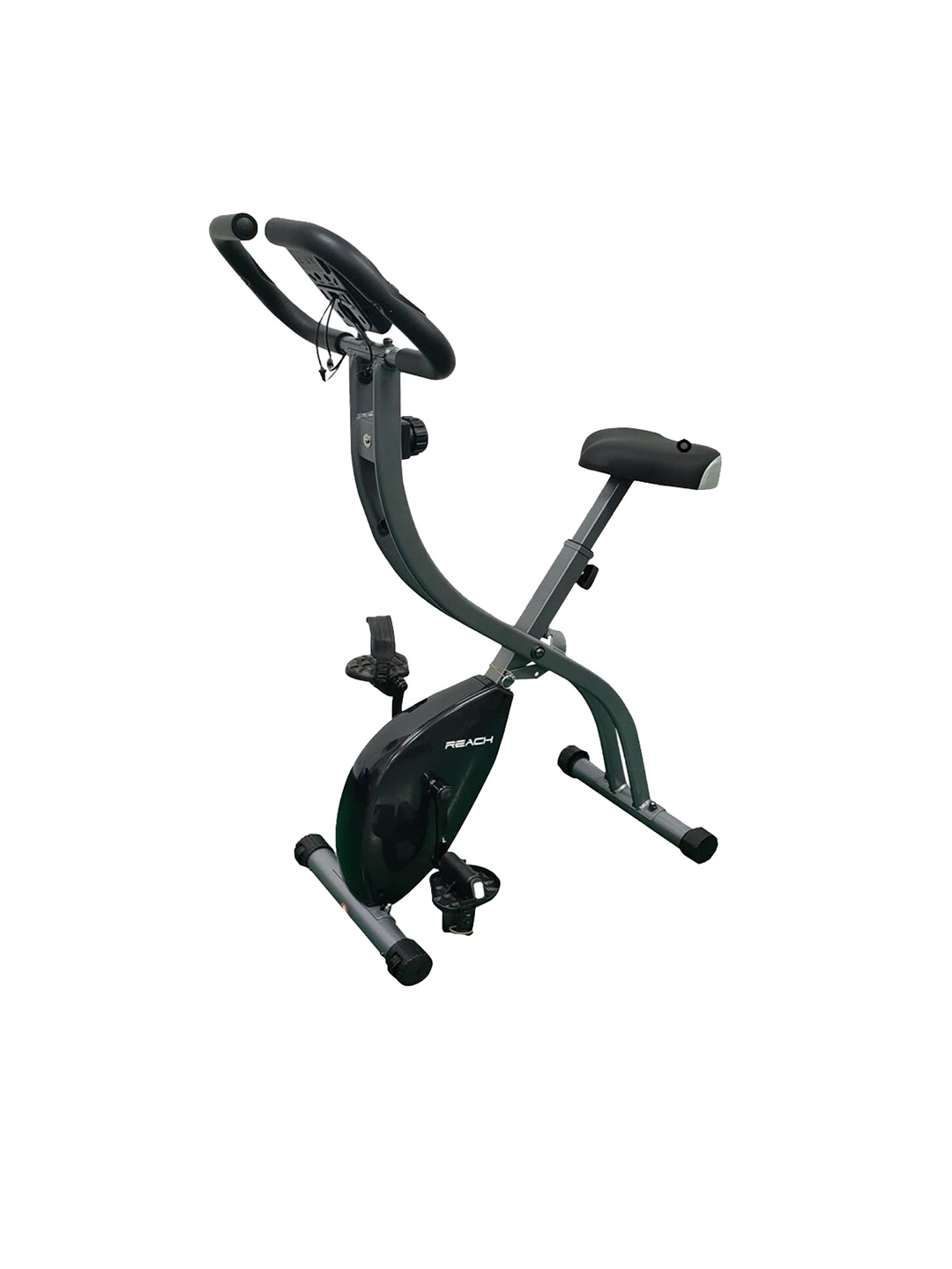 

Reach Contempo Foldable Exercise Cycle Without Back Support, Black