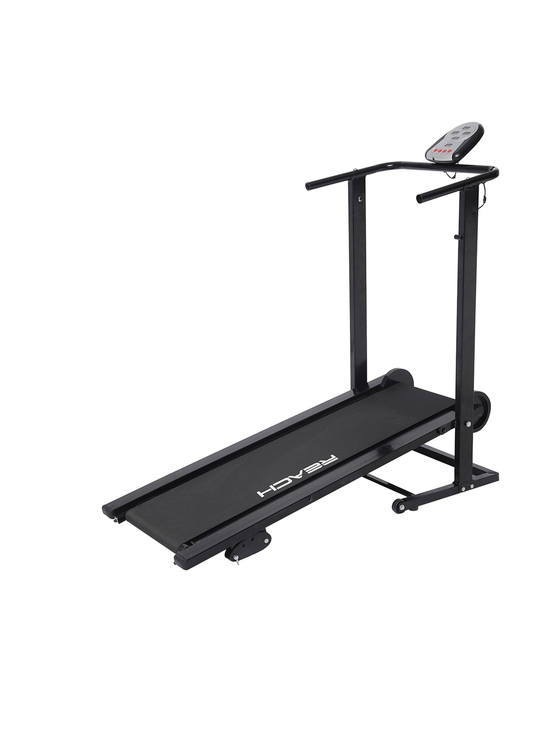 

Reach T-90 Manual Treadmill Fitness Equipment For Walking, Black