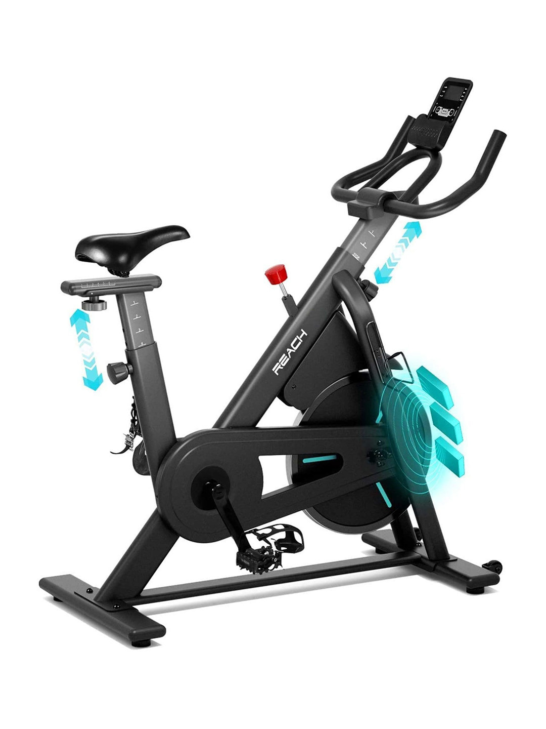 

Reach Vision Adjustable Handlebar Spin Bike, Black