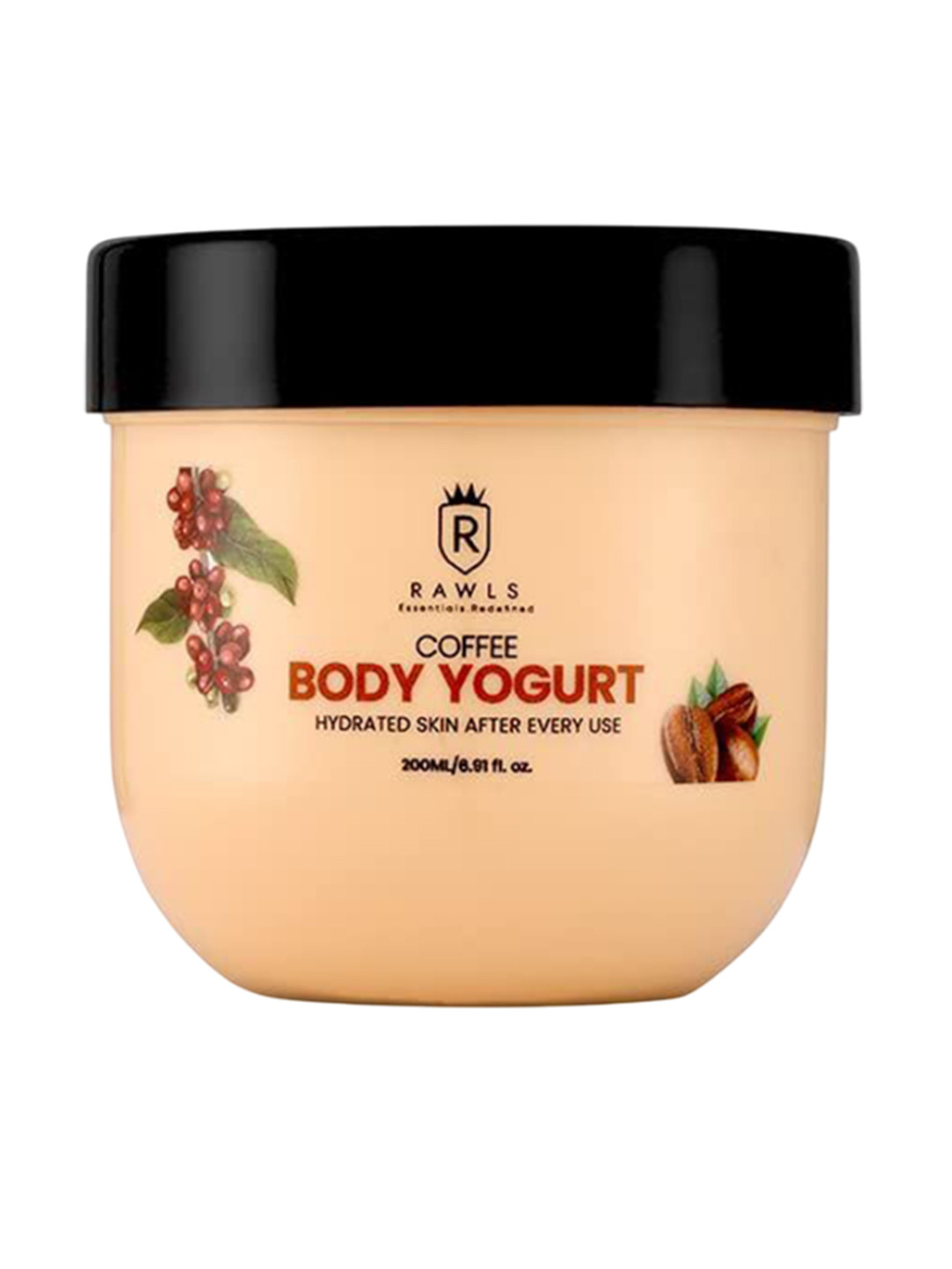

RAWLS 72 Hr Moisturization Body Butter With Caffeine & Cocoa Butter - 200 g, White