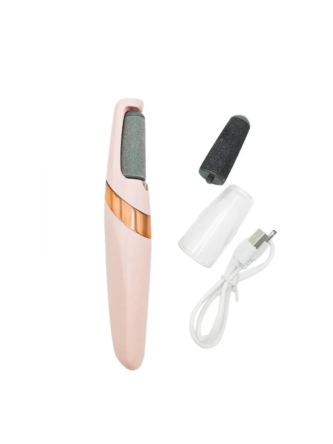 

semino Rechargeable Electric Callus Remover & Foot Scrubber With 2 Rollers, White